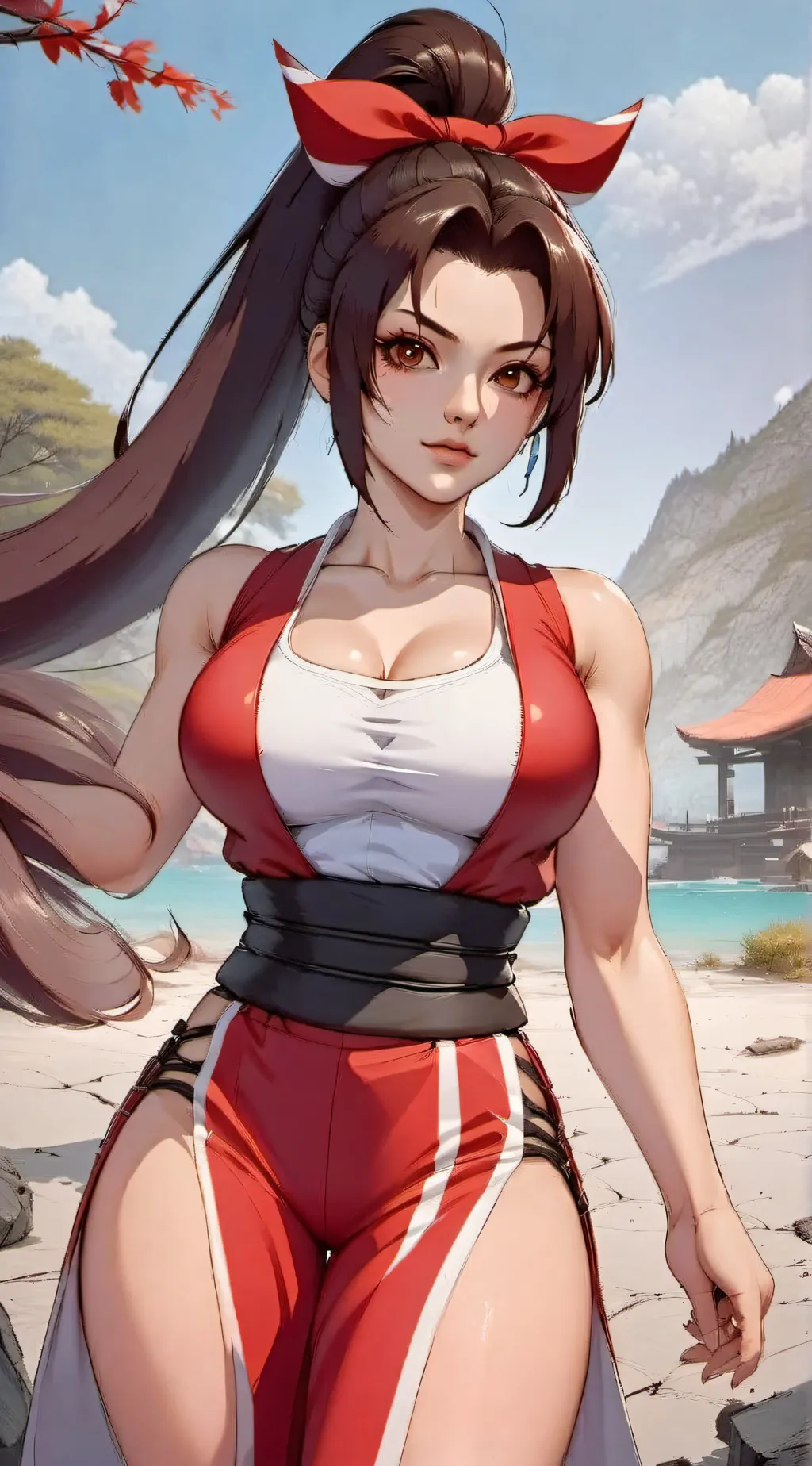 ai character: Mai 97 background