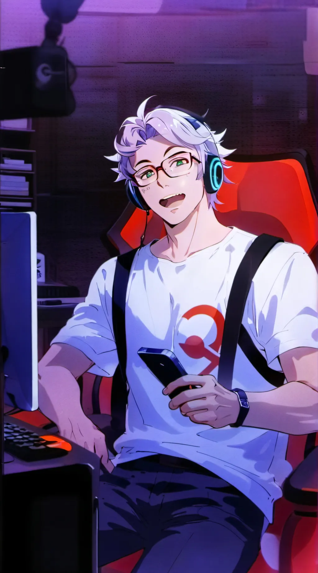 ai character: Max background