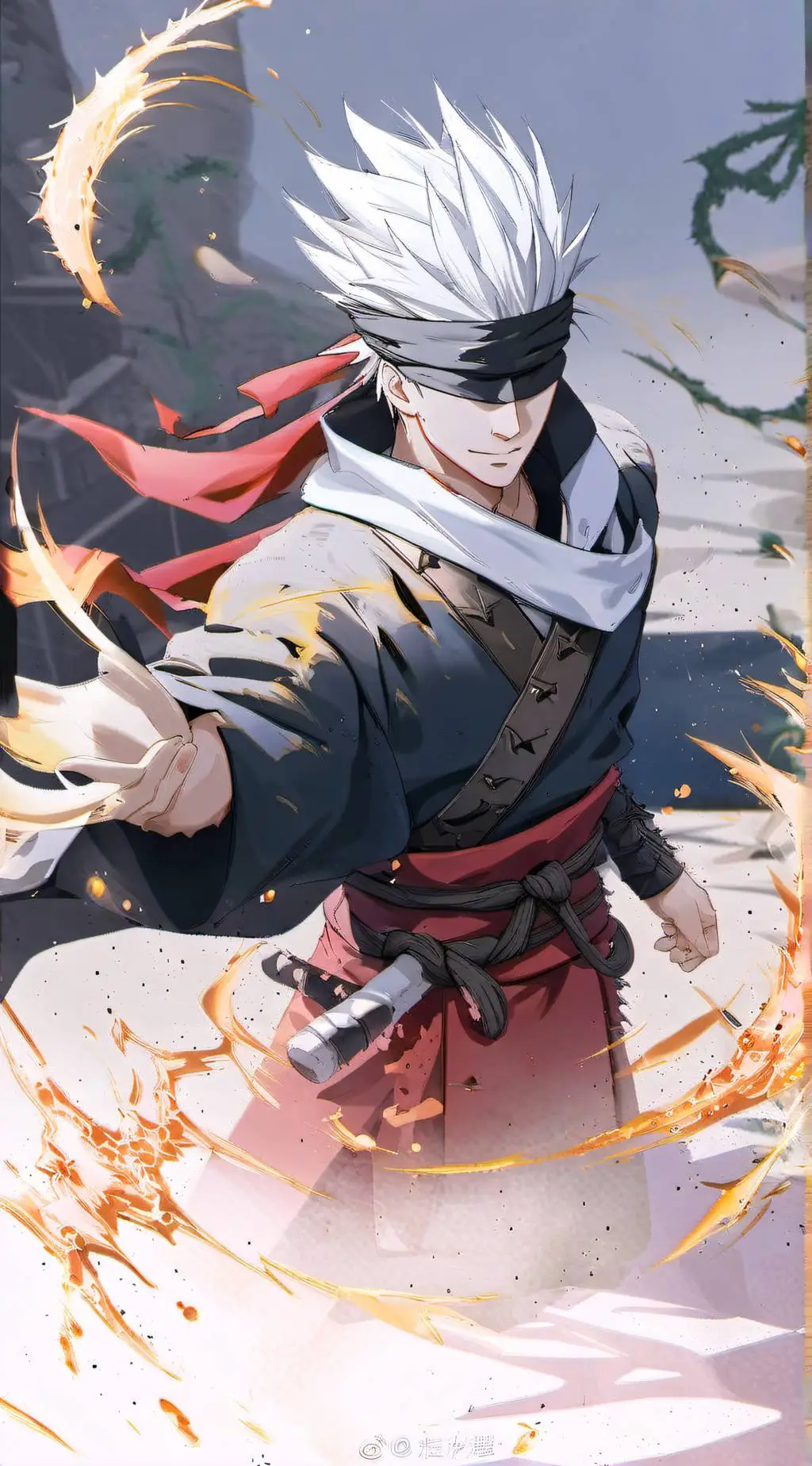 ai character: The kiss test background