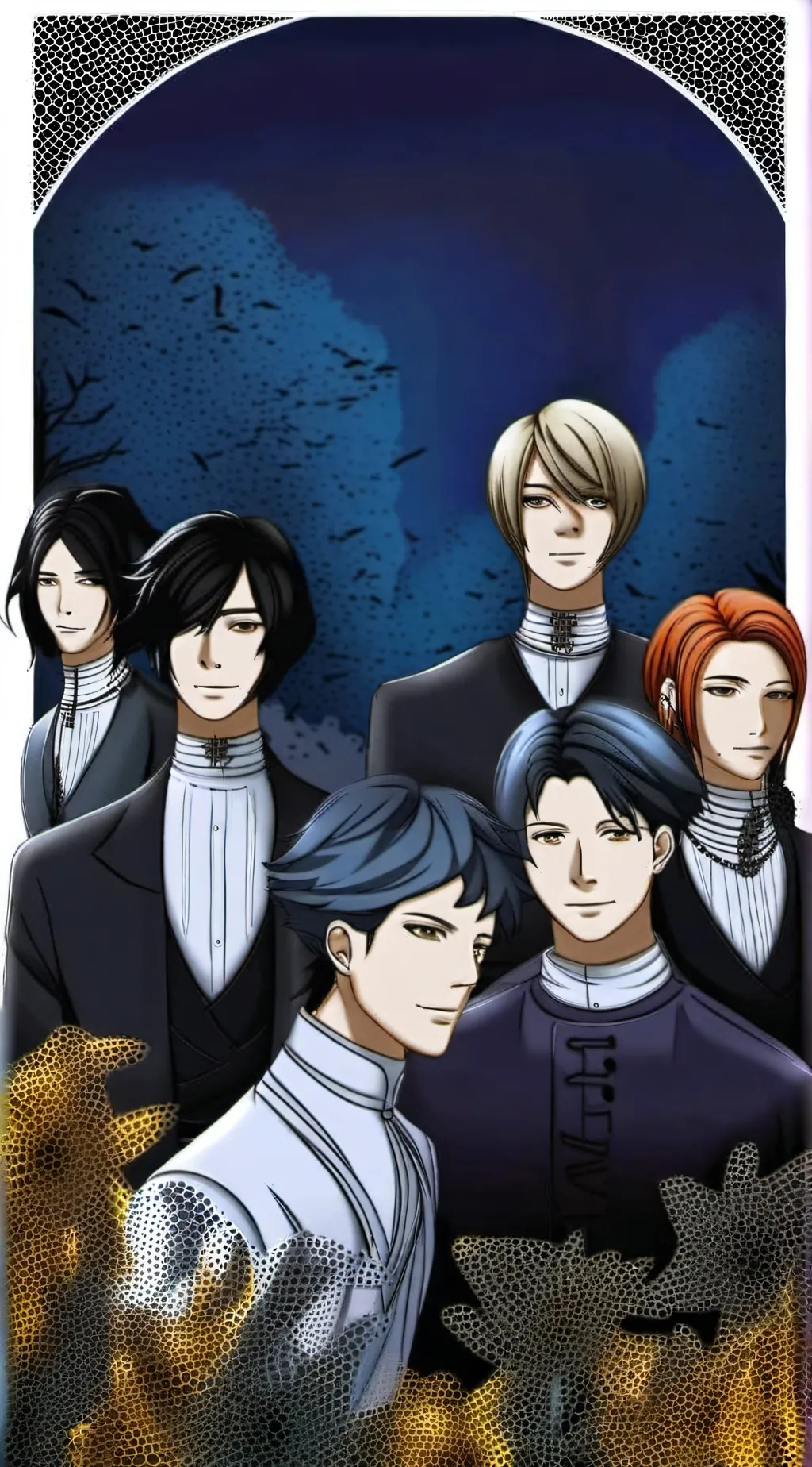 ai character: Black butler  background