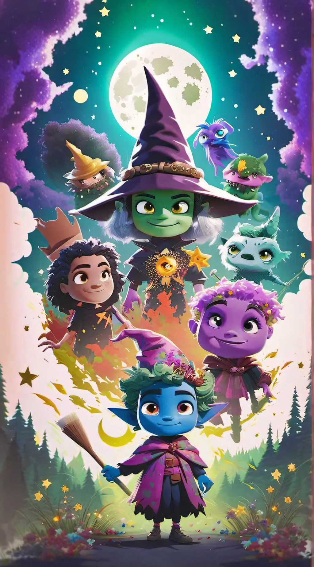 ai character: Super Monsters! background