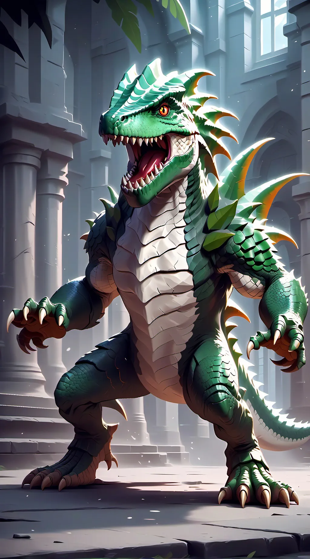 ai character: Roast battle background