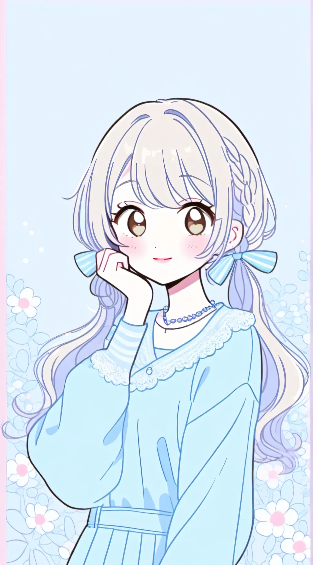 ai character: hazel background