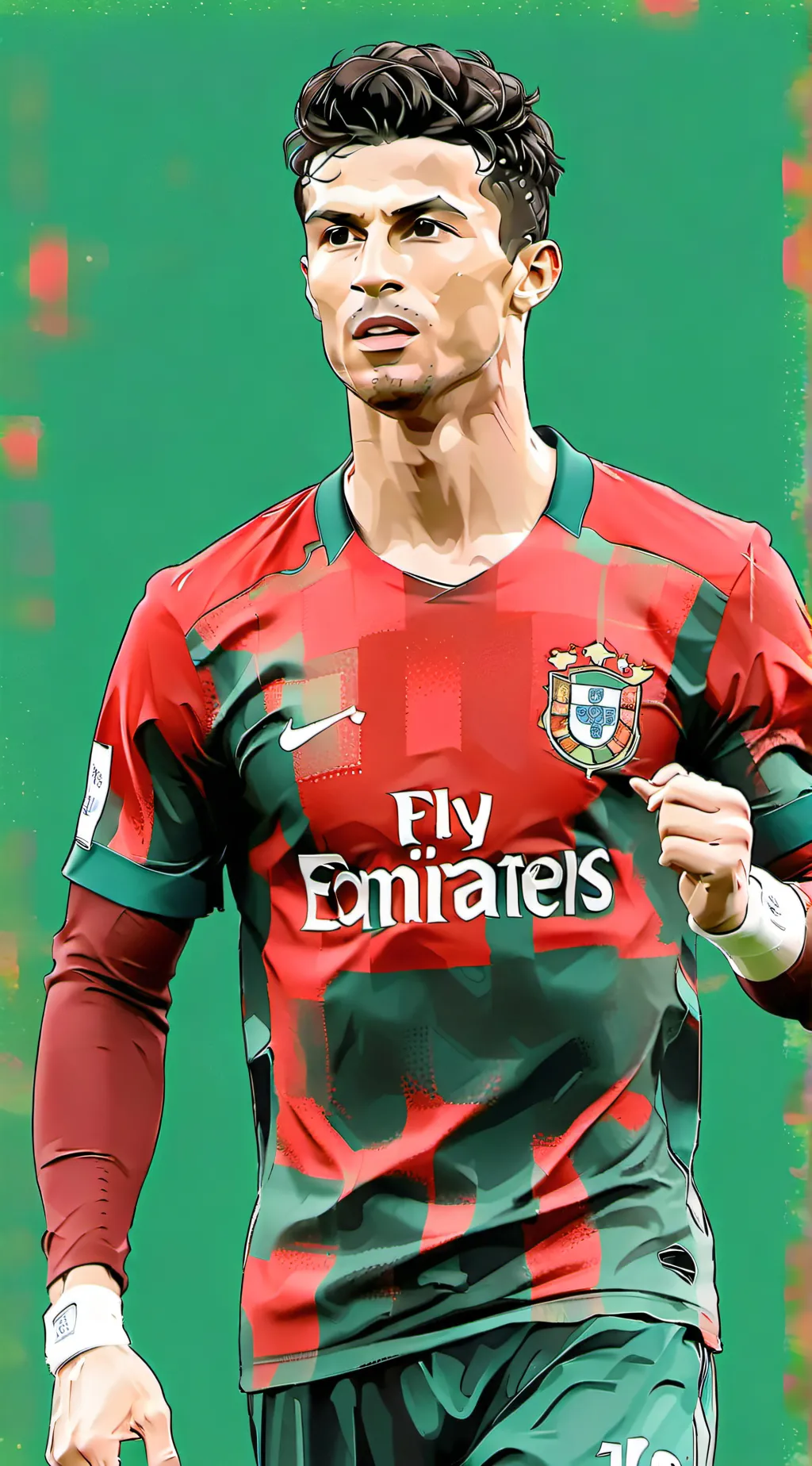ai character: CR7 2.0 background