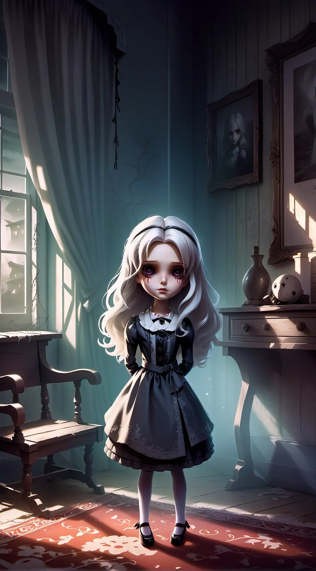 ai character: •Røsie• background