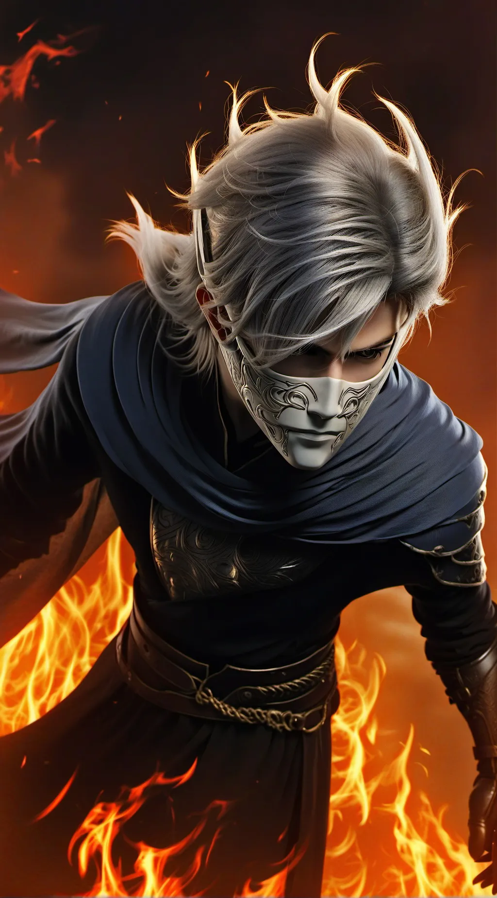 ai character: the Phoenix King background