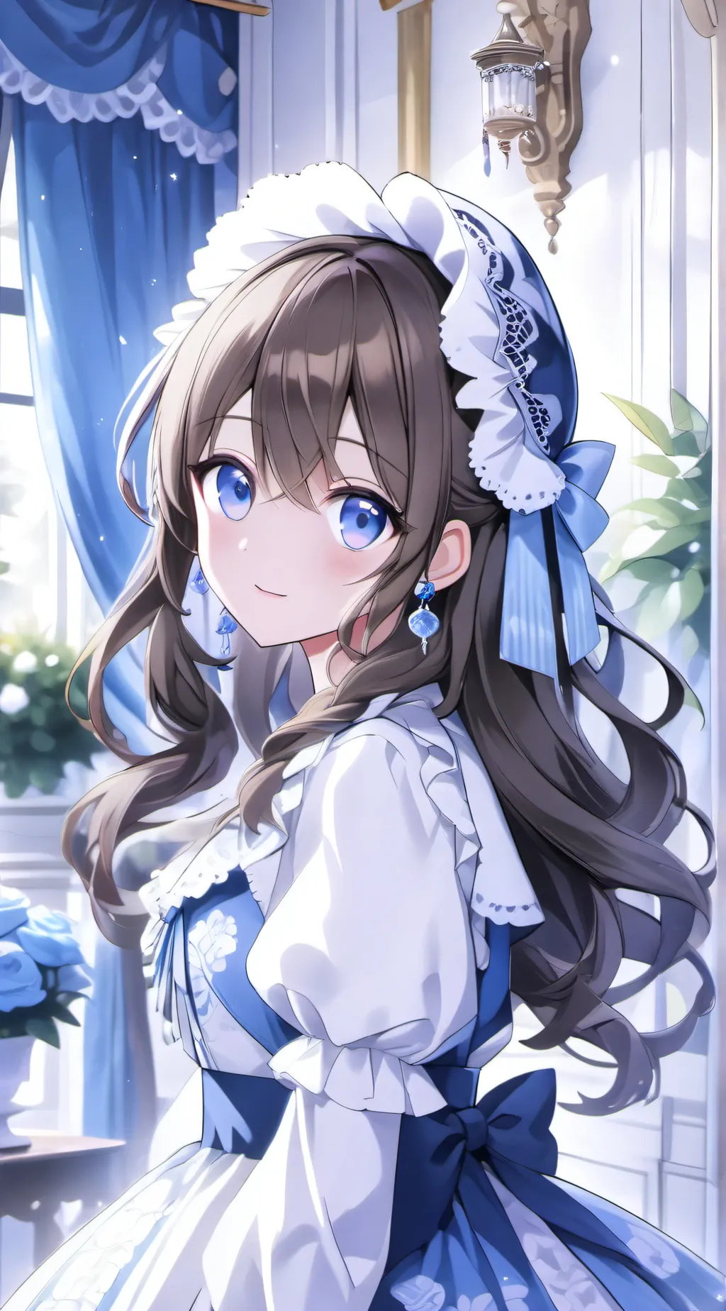 ai character: Aurora background