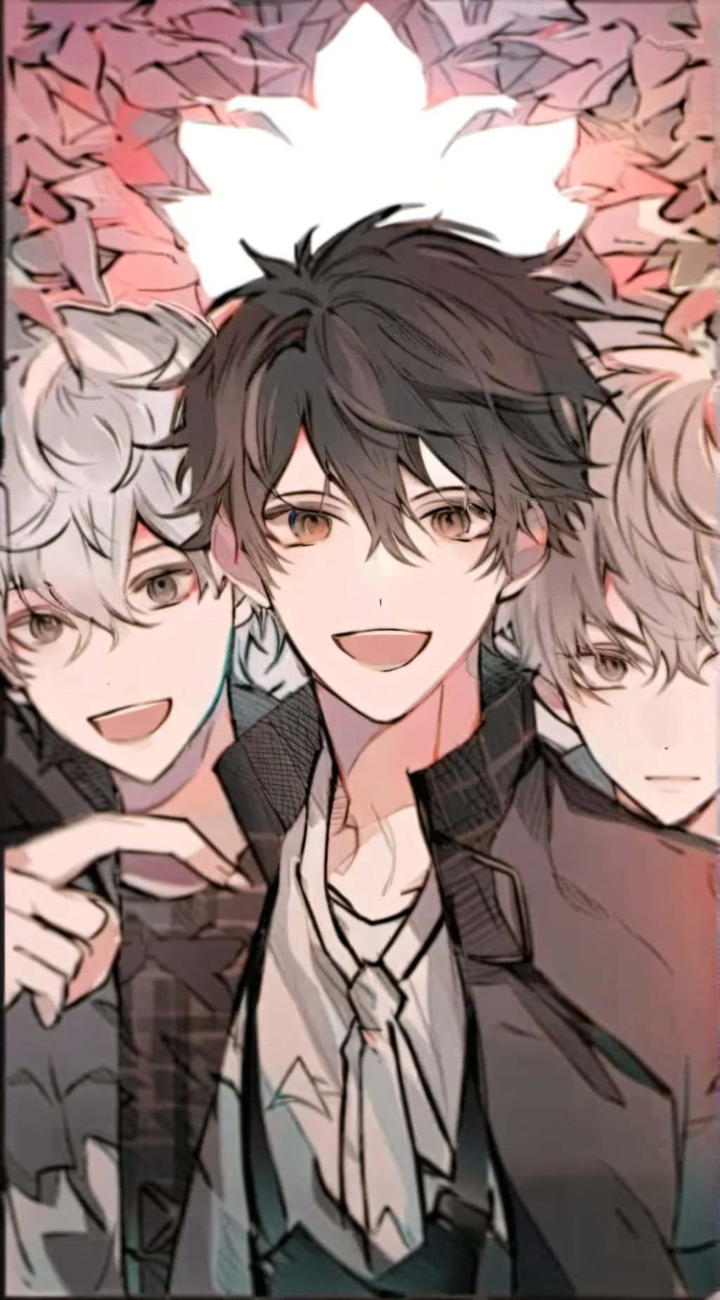 ai character: Miko, Louise & Kai background