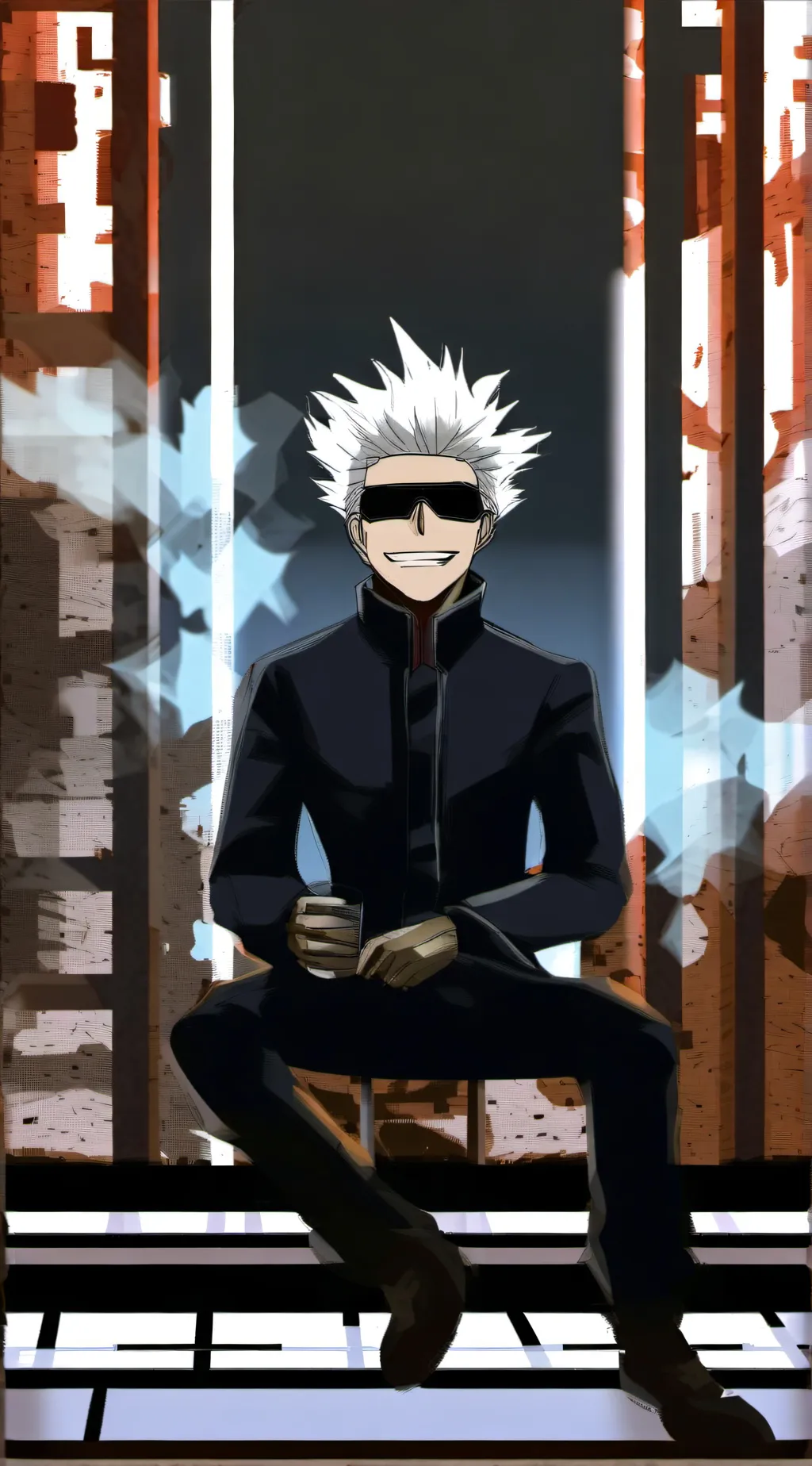 ai character: GOJO background