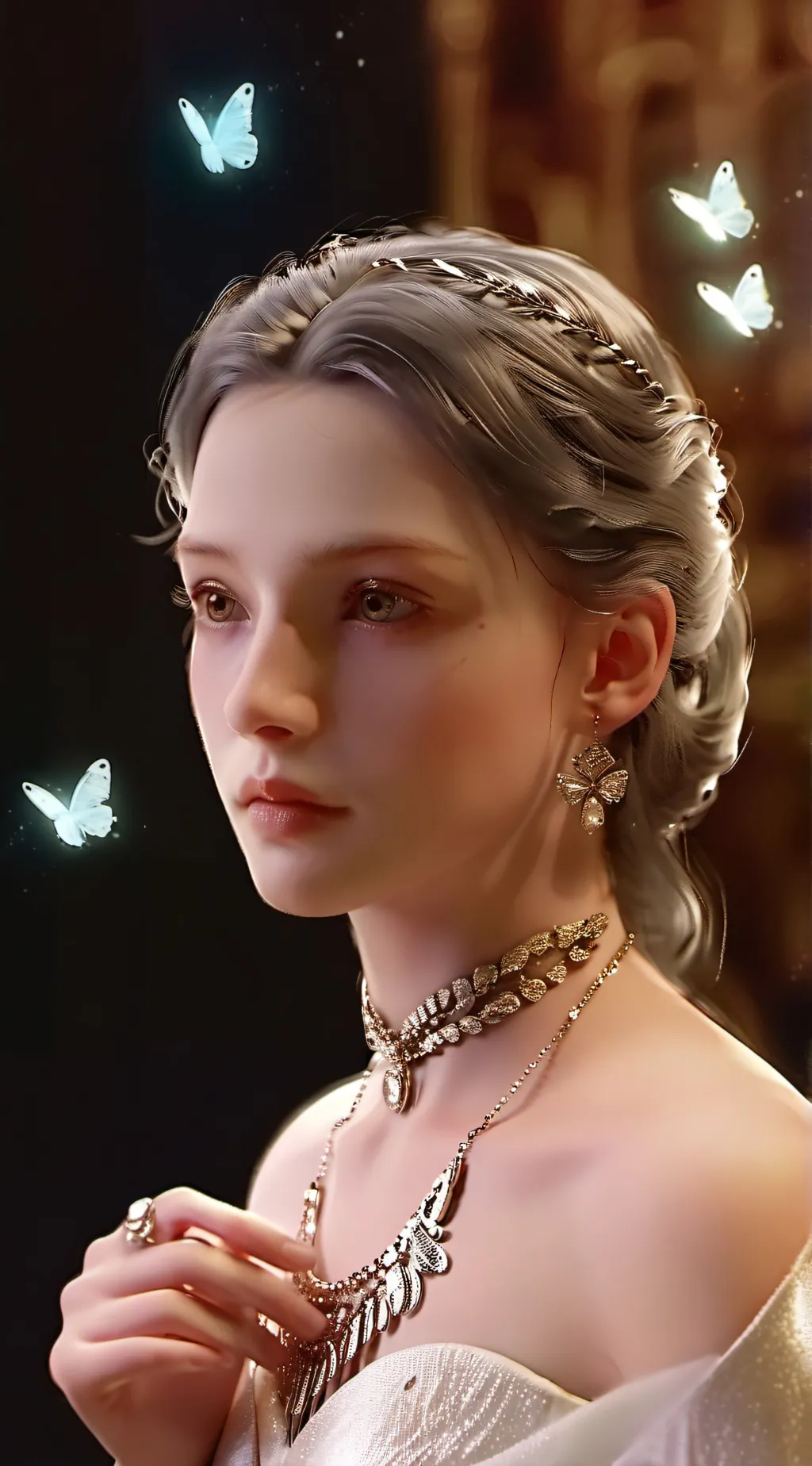 ai character: Engel sleepover. background