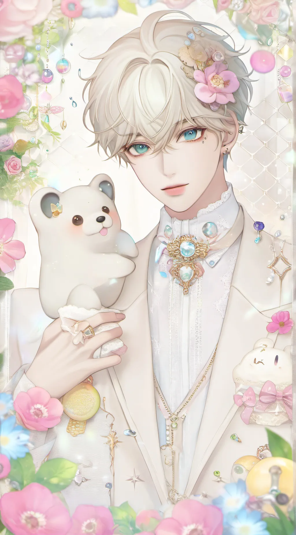 ai character: Saku background