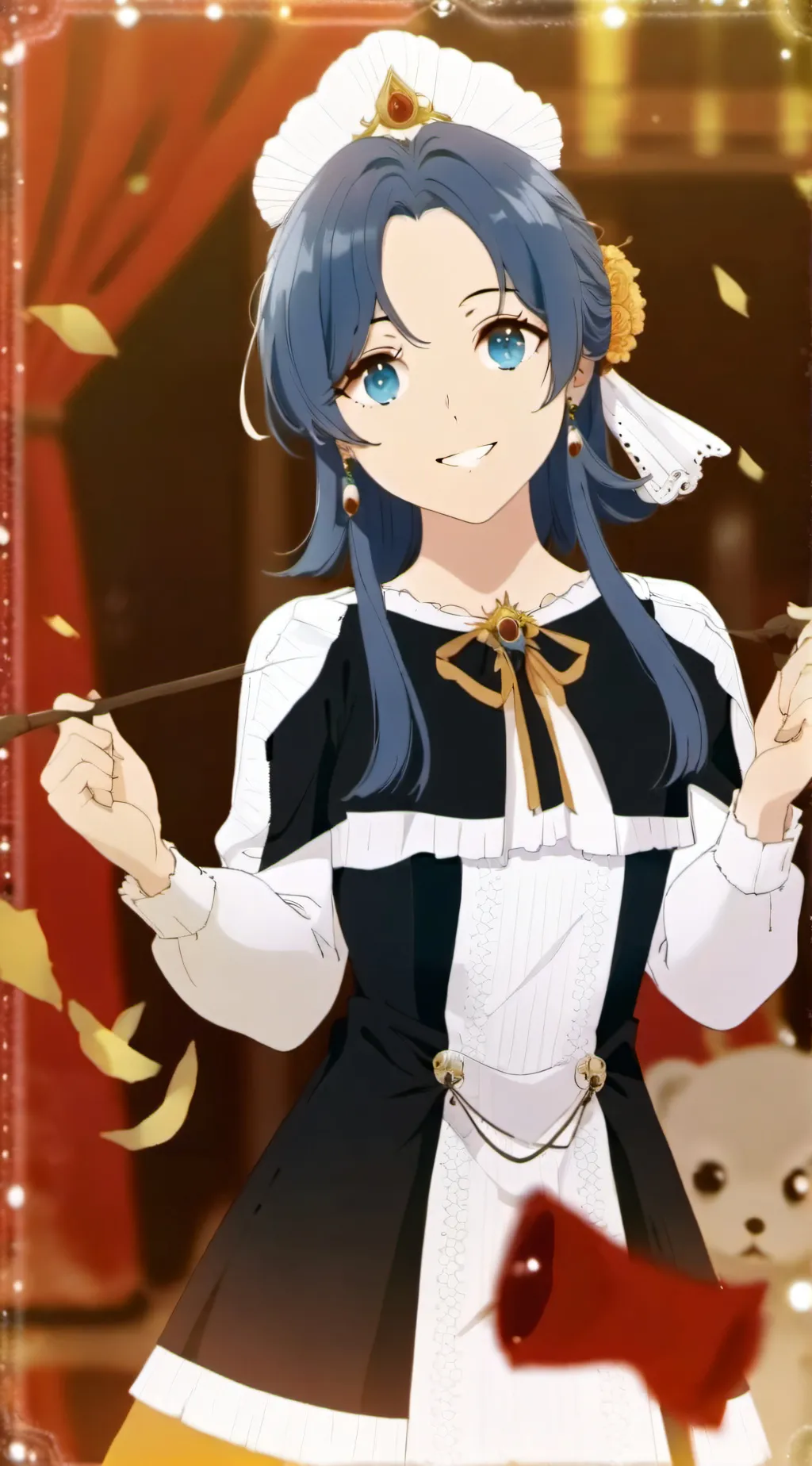 ai character: fokus background