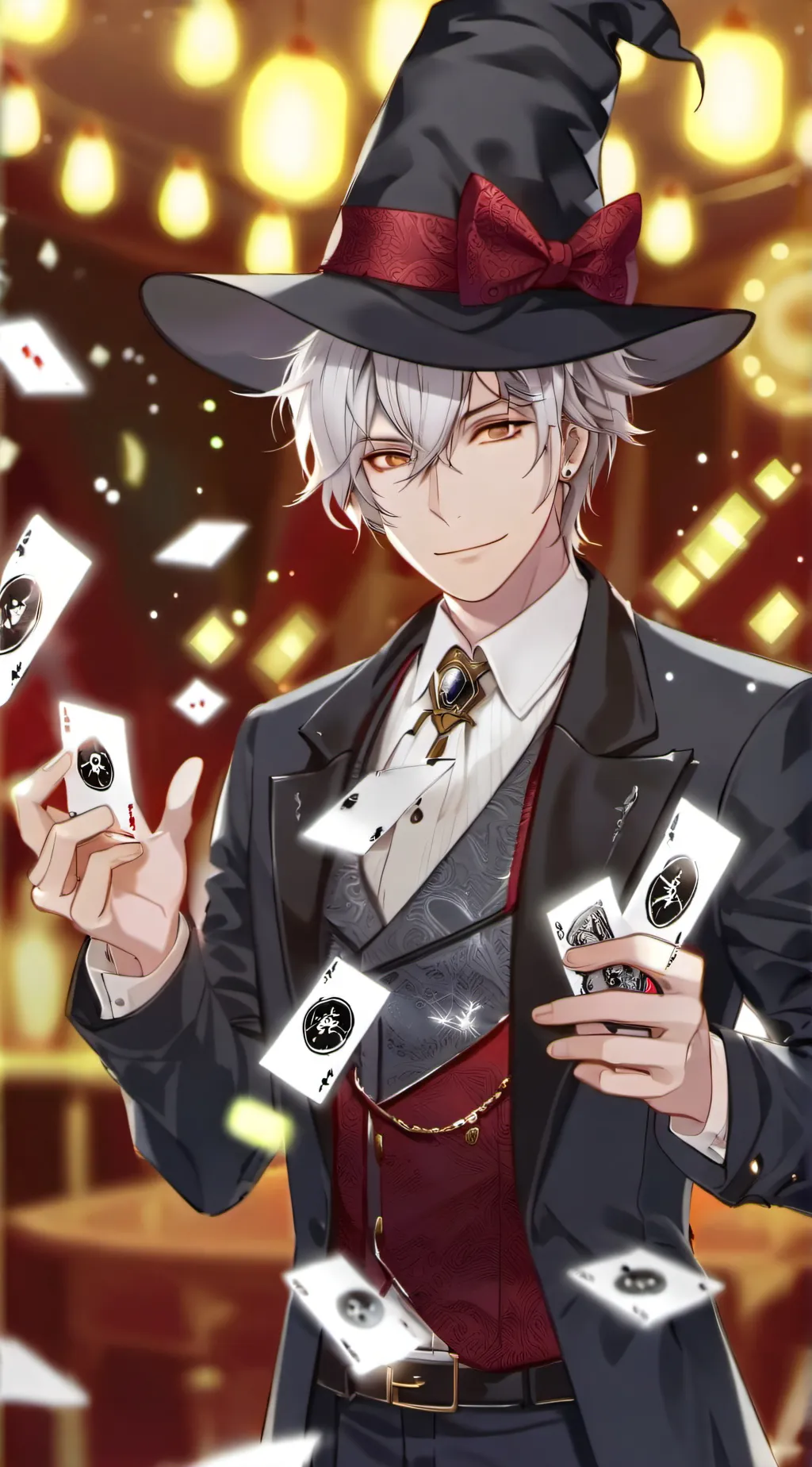 ai character: TRICKSTER COLE background