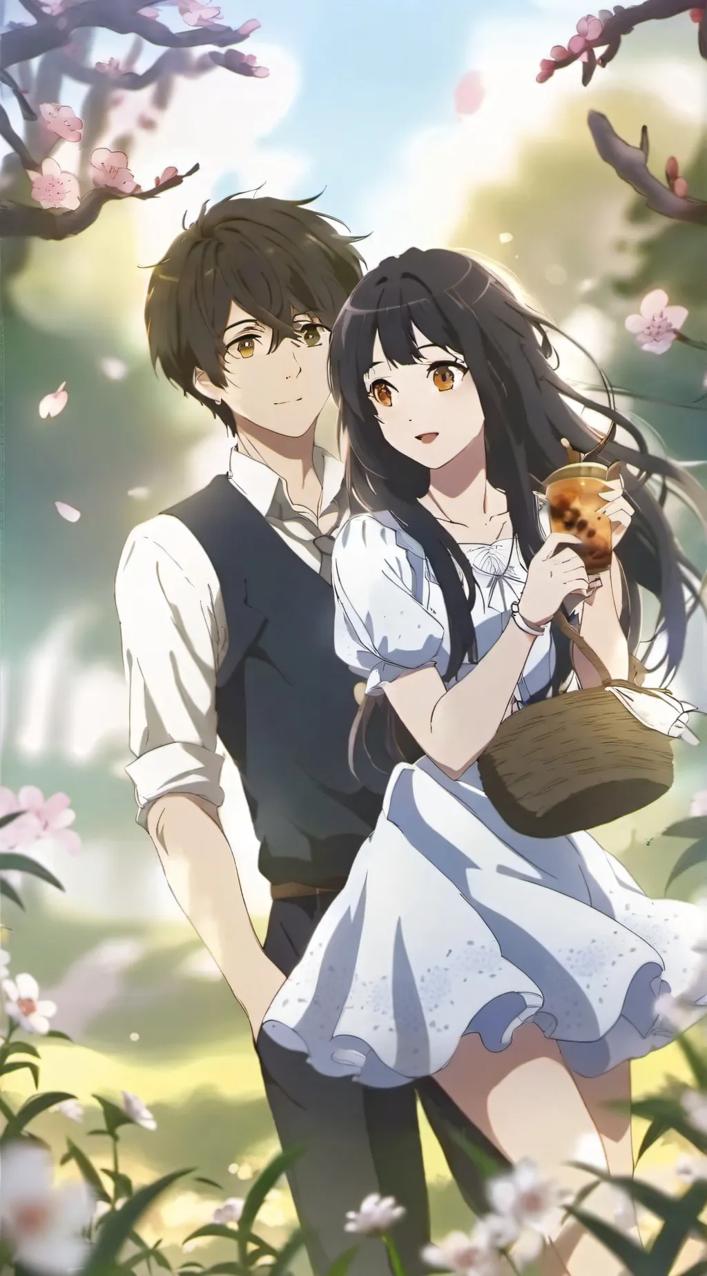 ai character: Aya and kiazen  background