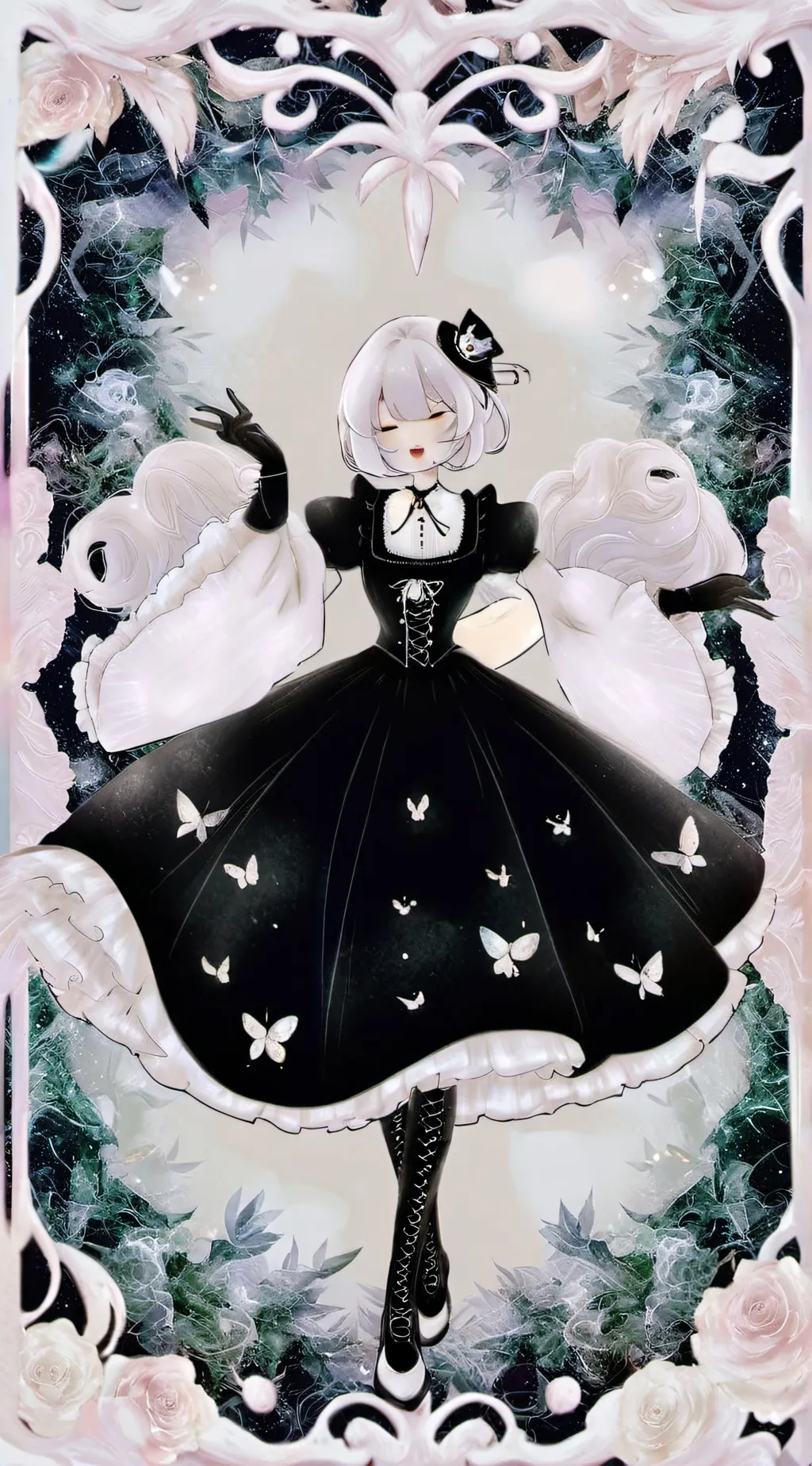 ai character: Miss huroko background