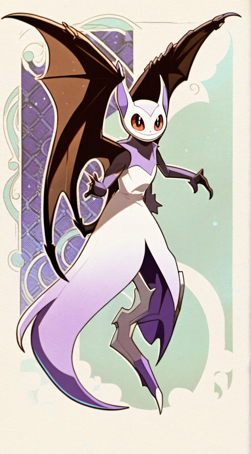 ai character: Lunala background