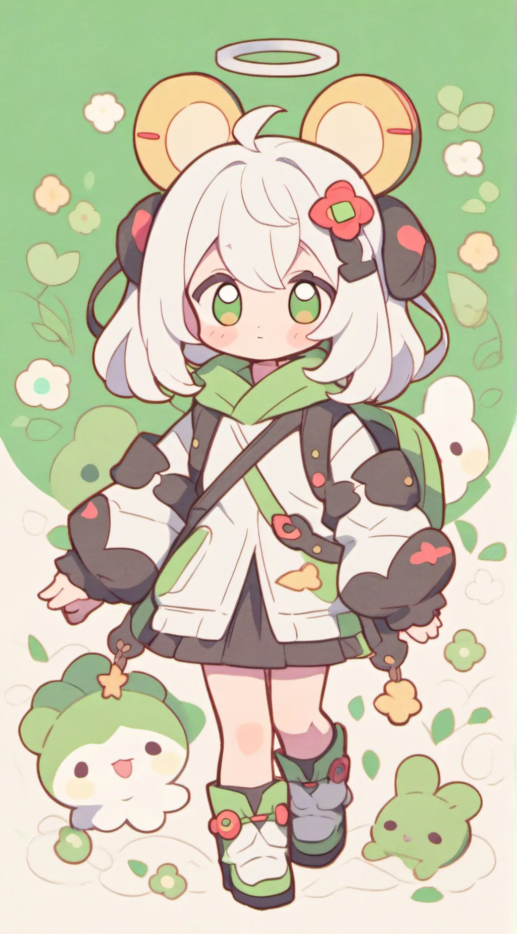 ai character: Mha edit background