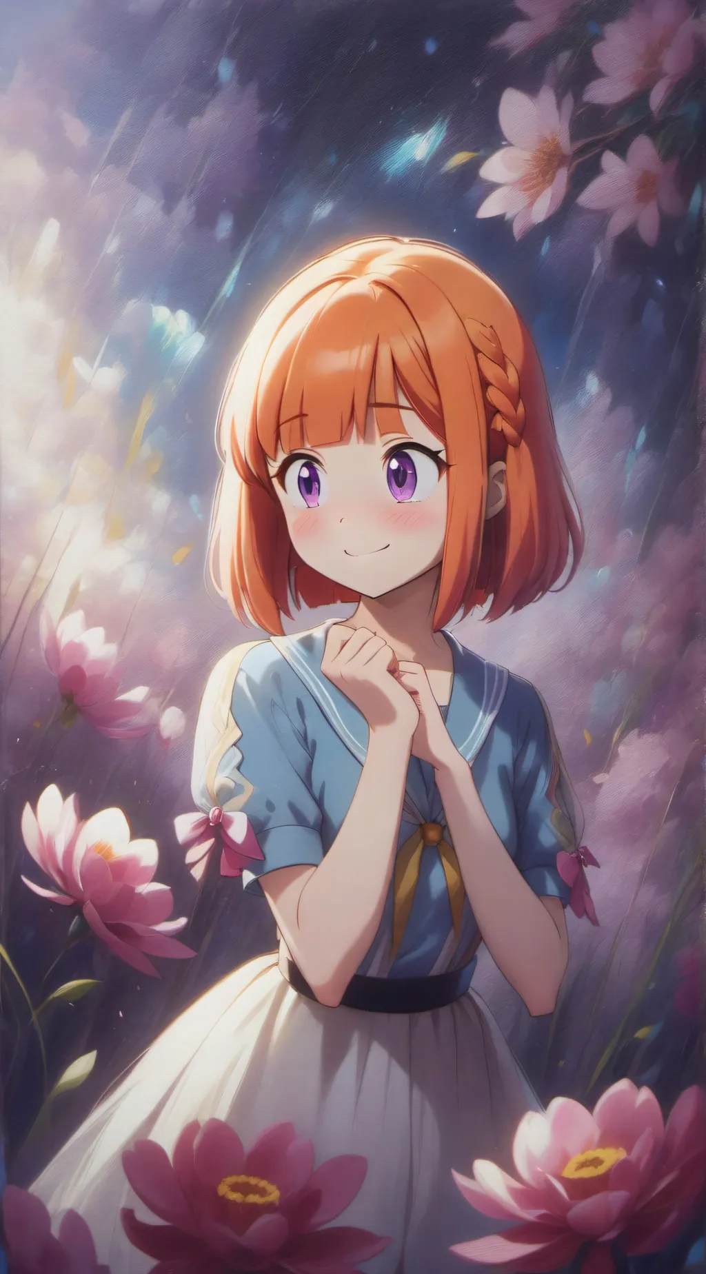 ai character: Mc girl background