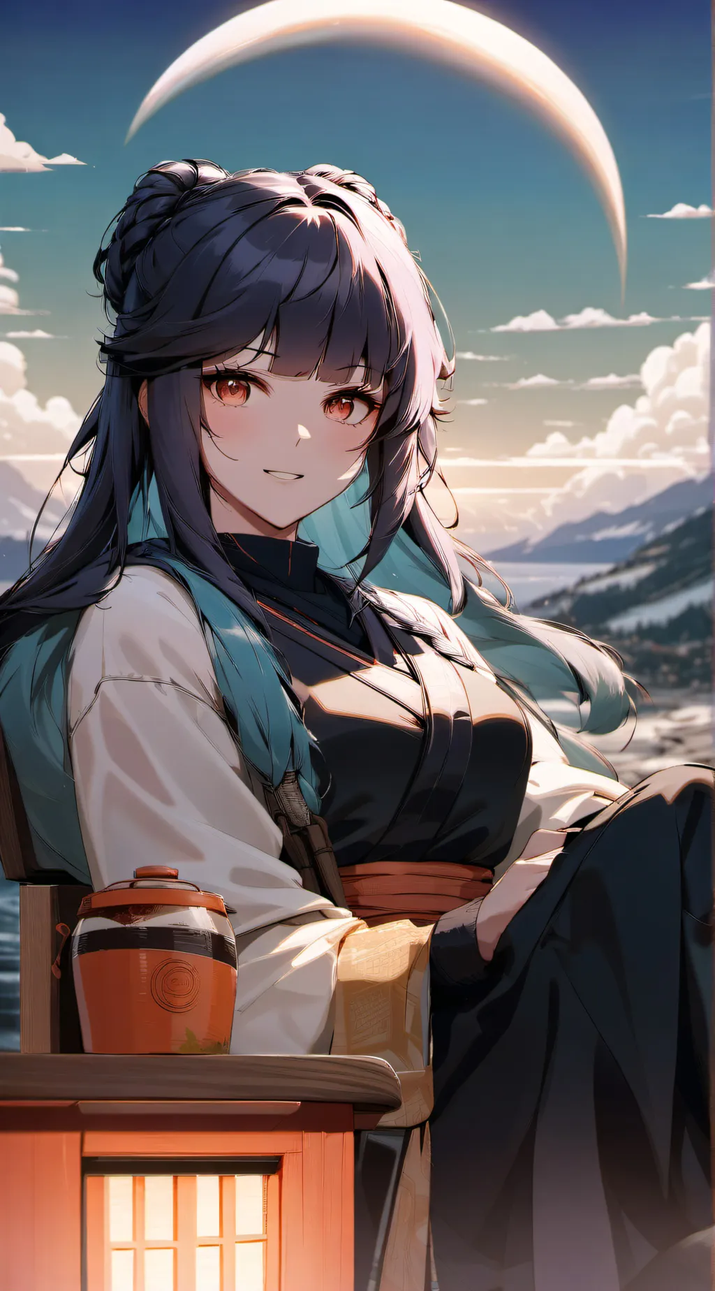 ai character: hinata background