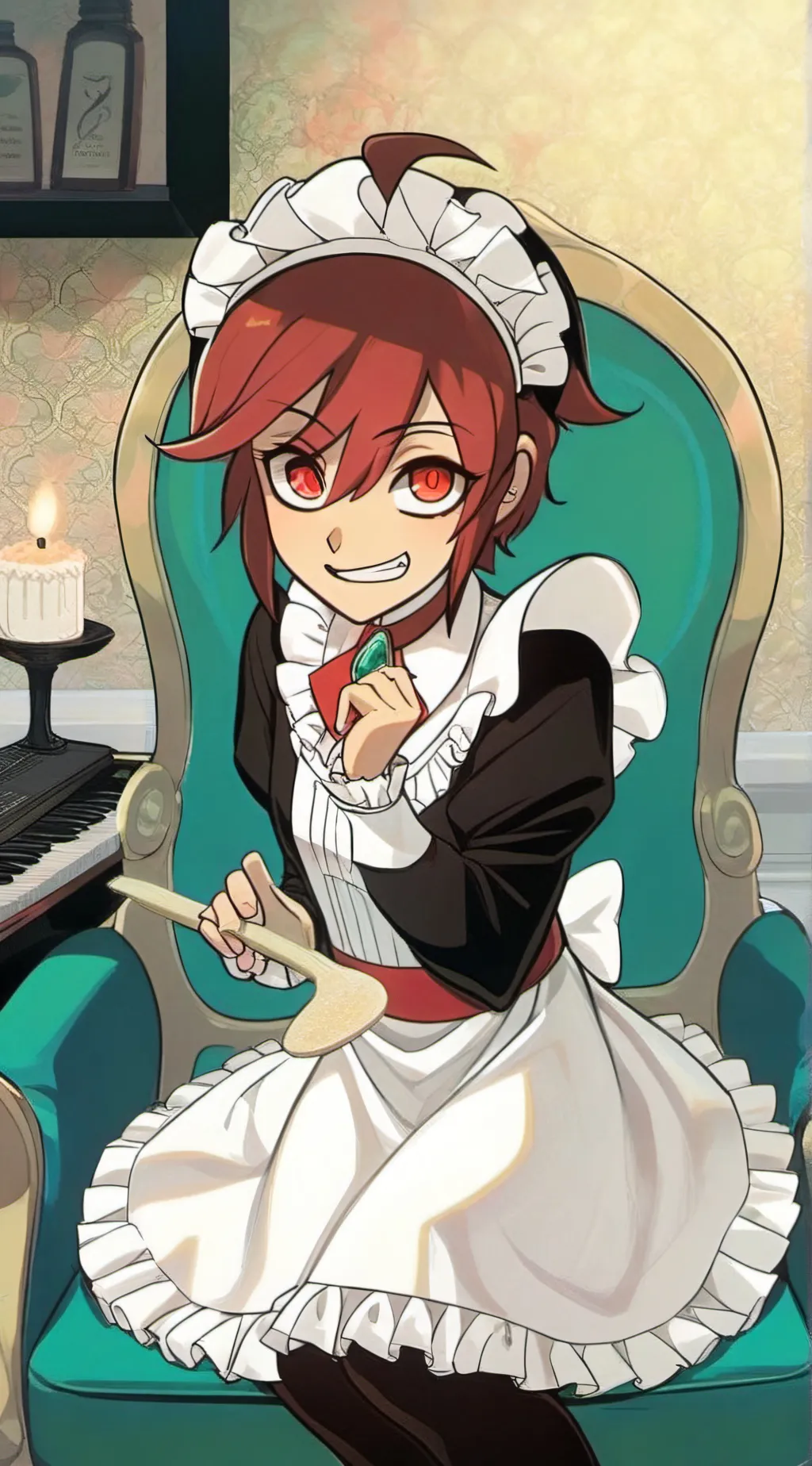 ai character: alastor xvox x y/n background