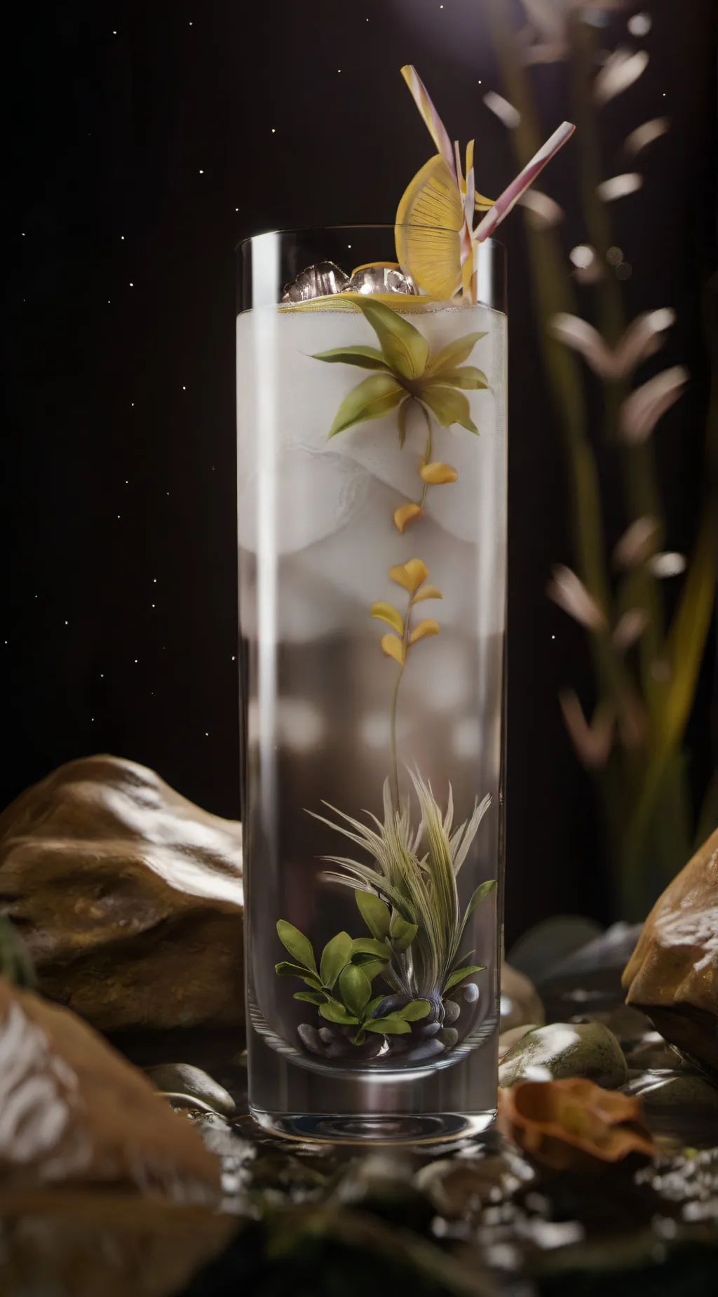 ai character: underwater  background