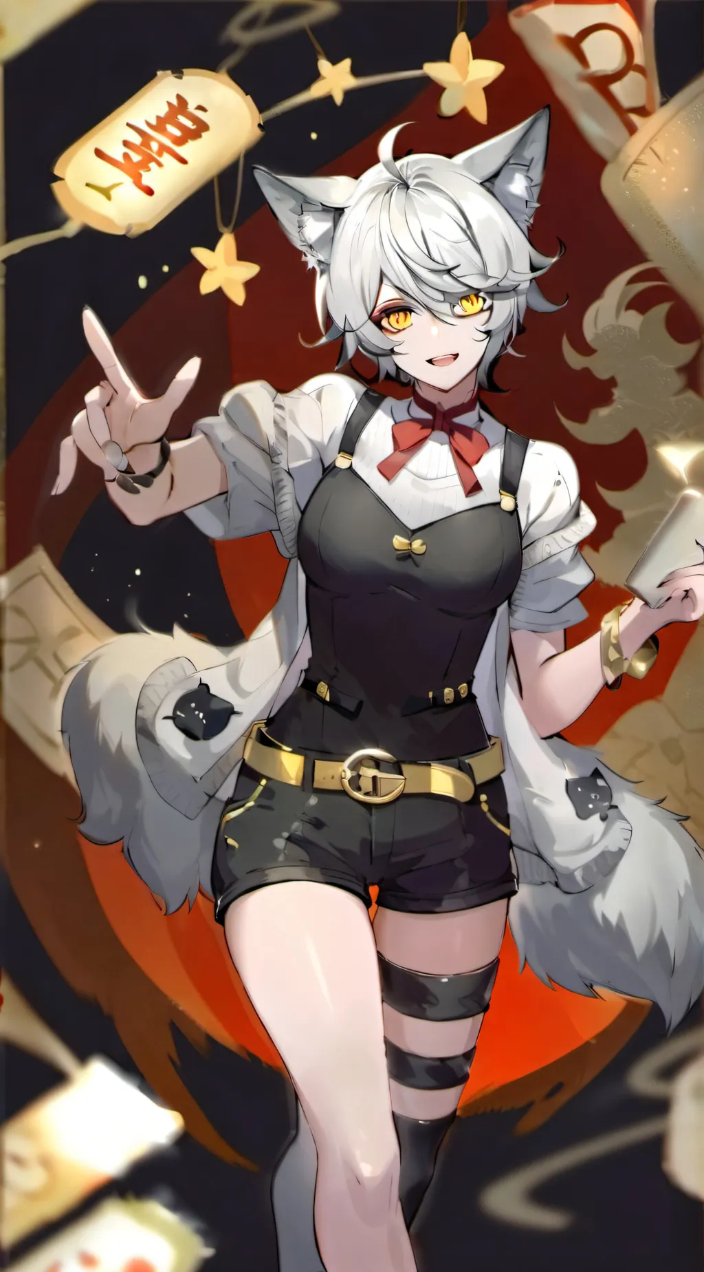 ai character: Maneki background