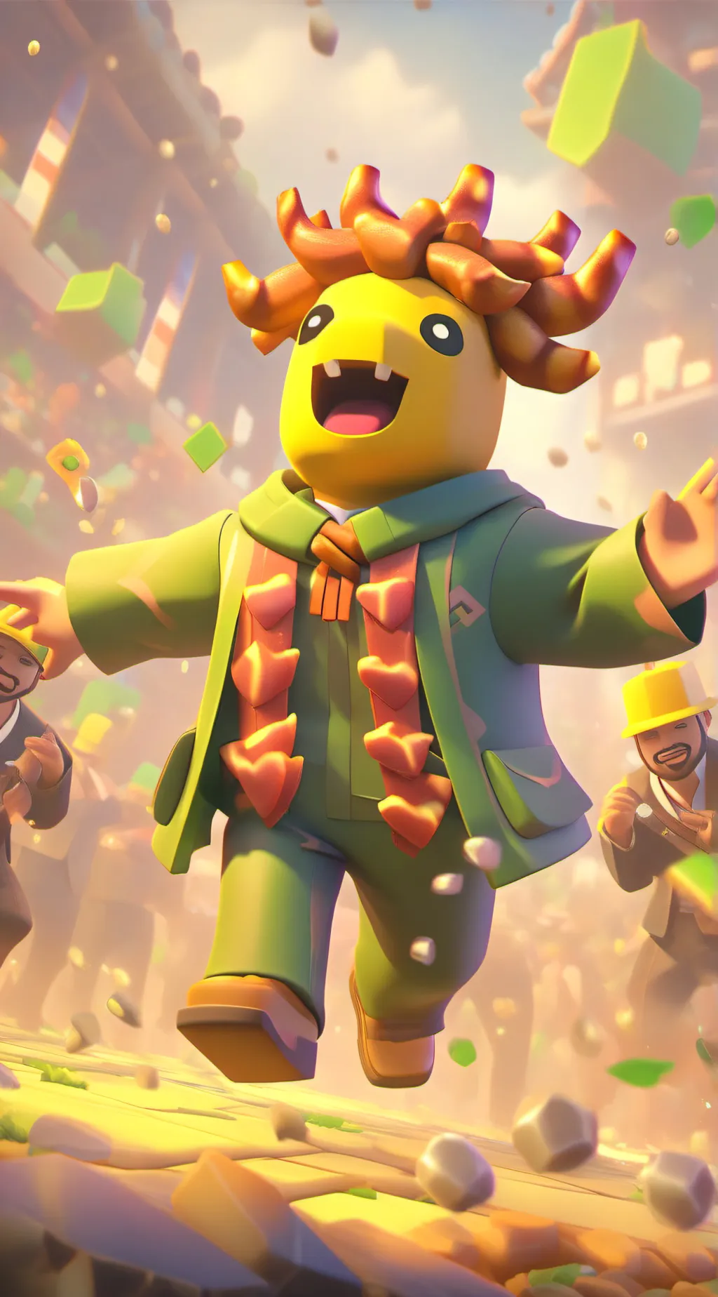 ai character: Bacon background