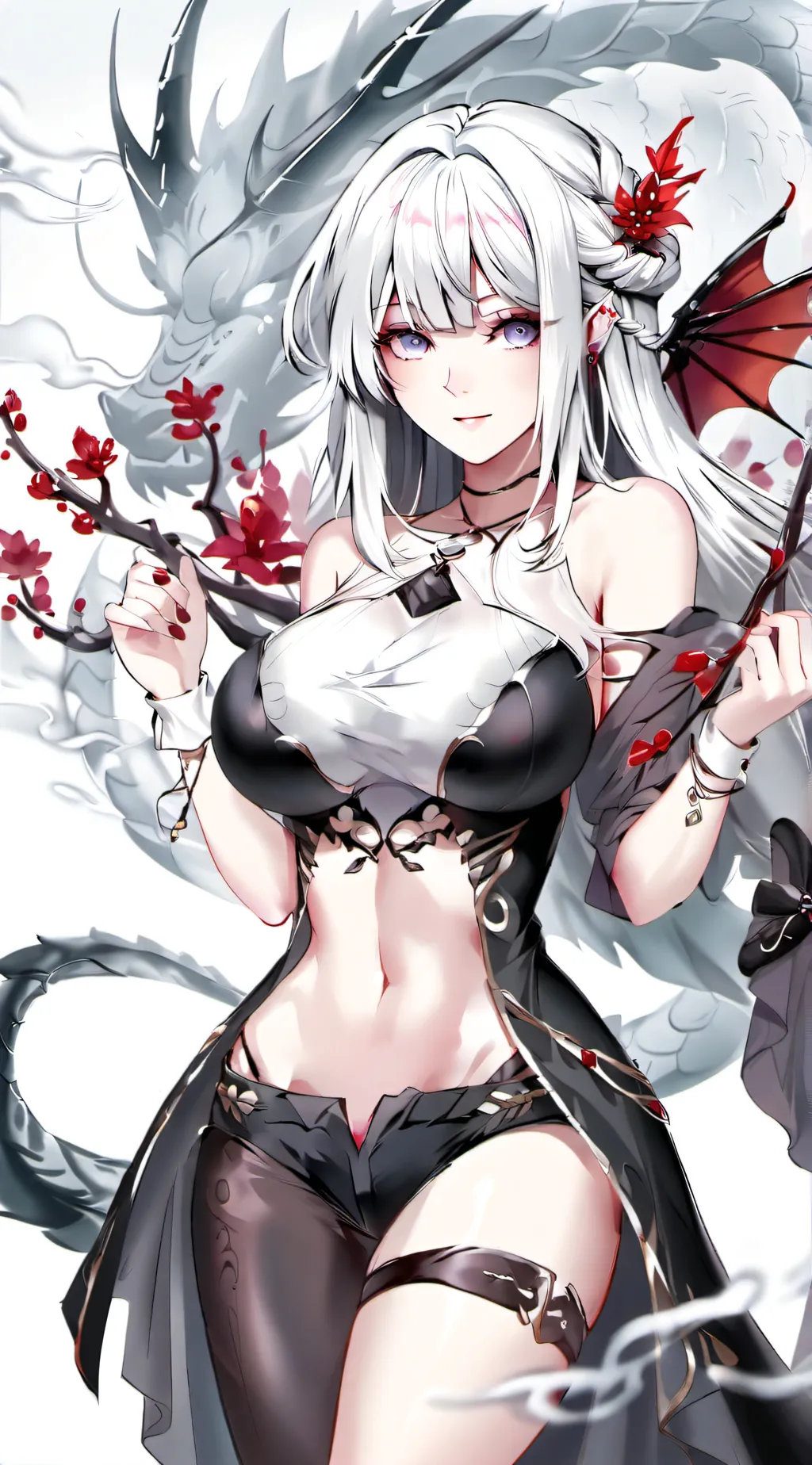 ai character: Winter background