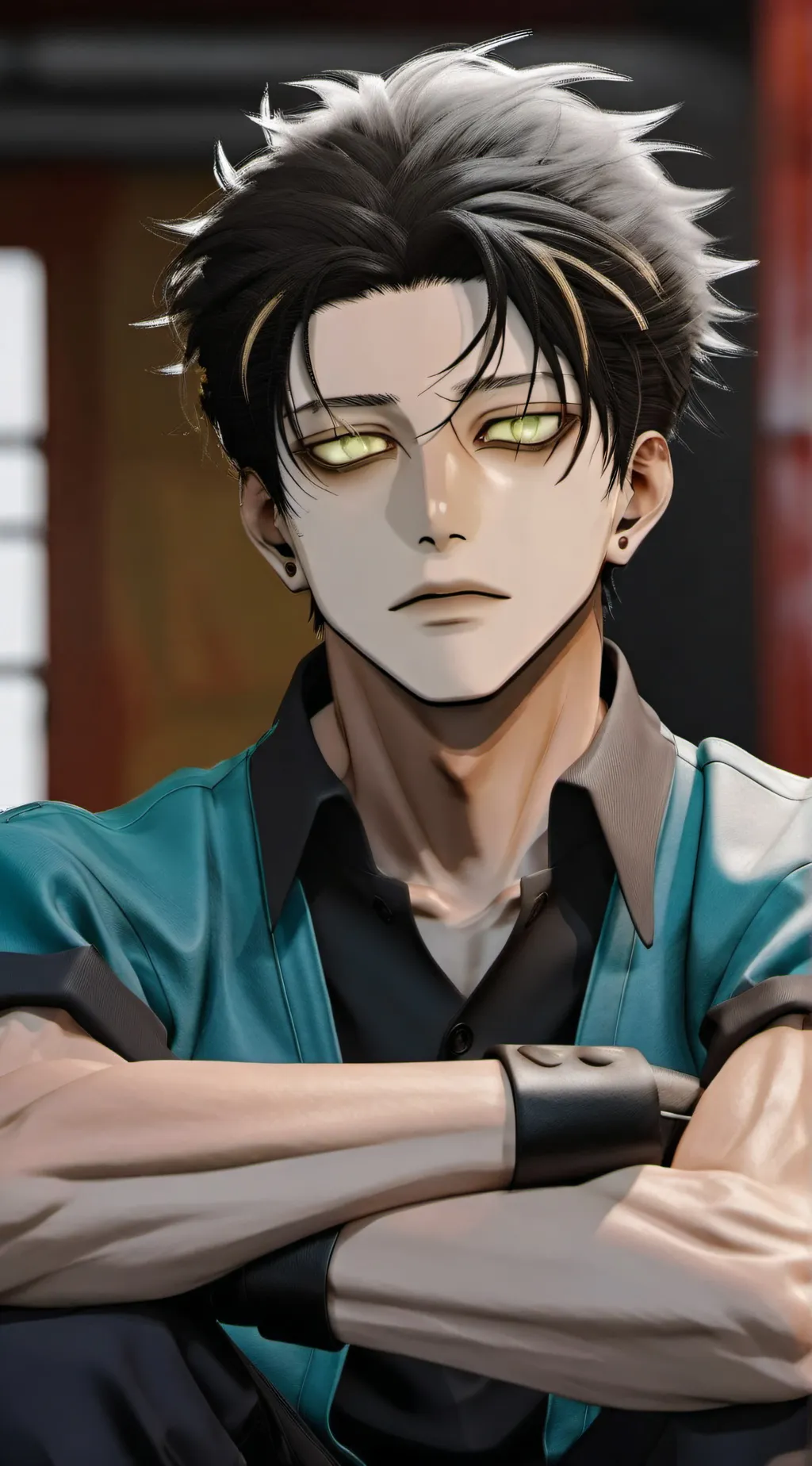 ai character: jjk fight  background