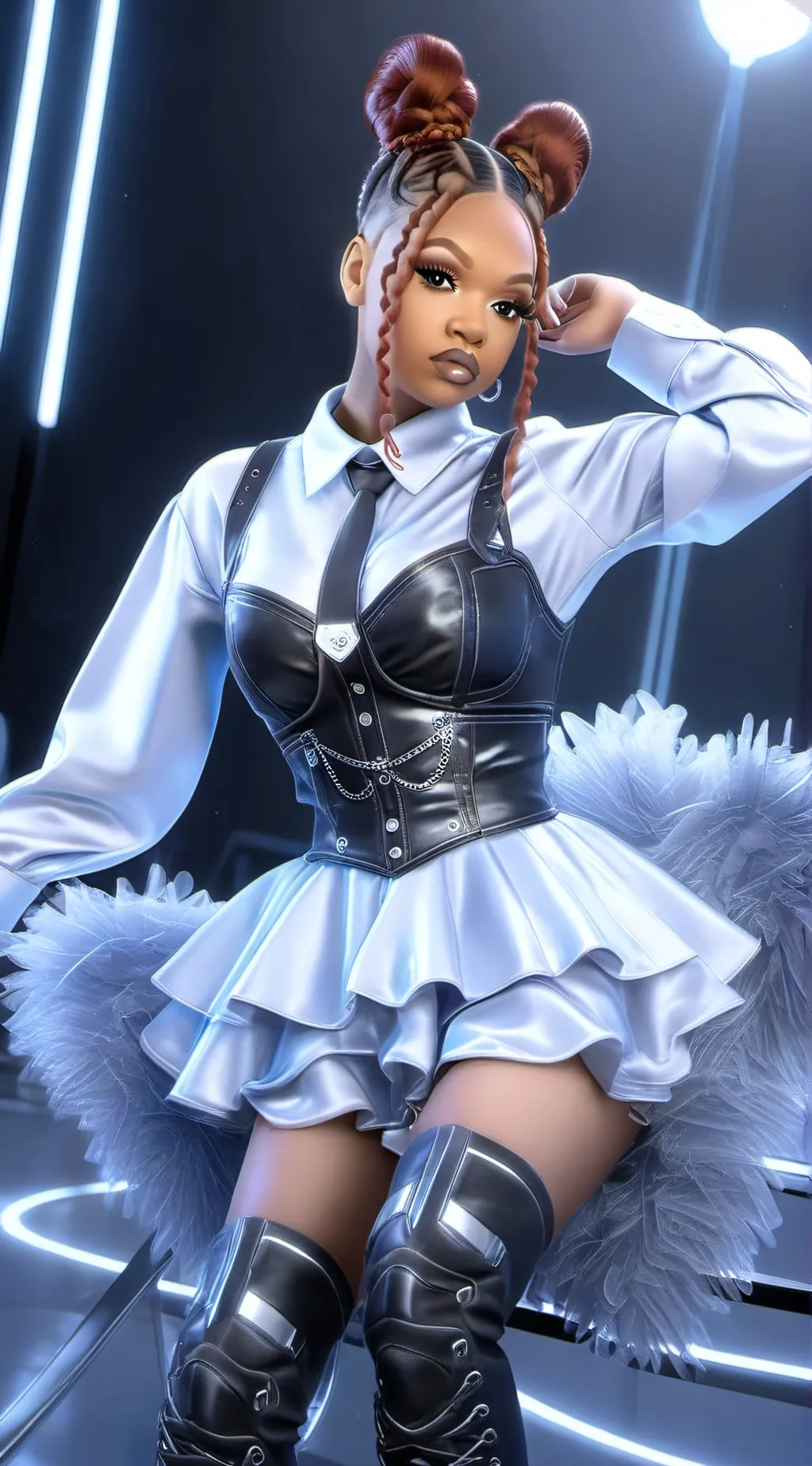 ai character: Valerie  background