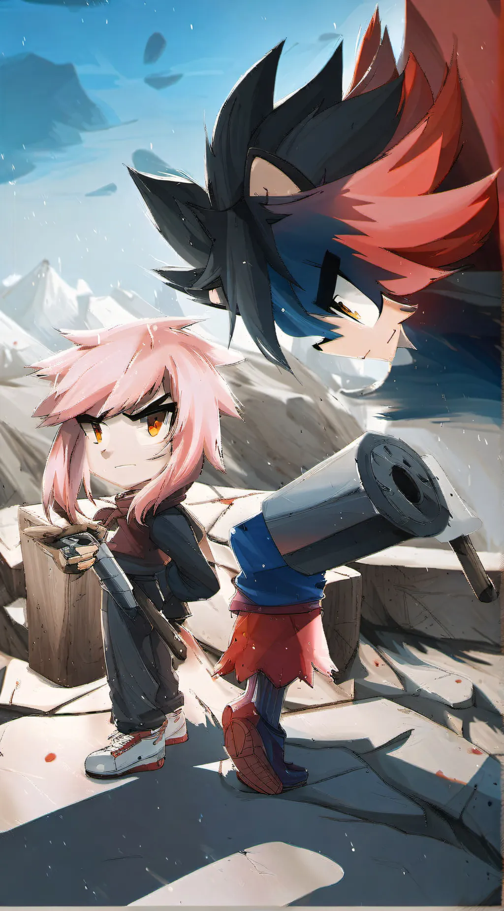 Talkie AI - Chat with Amy  and Shadow 