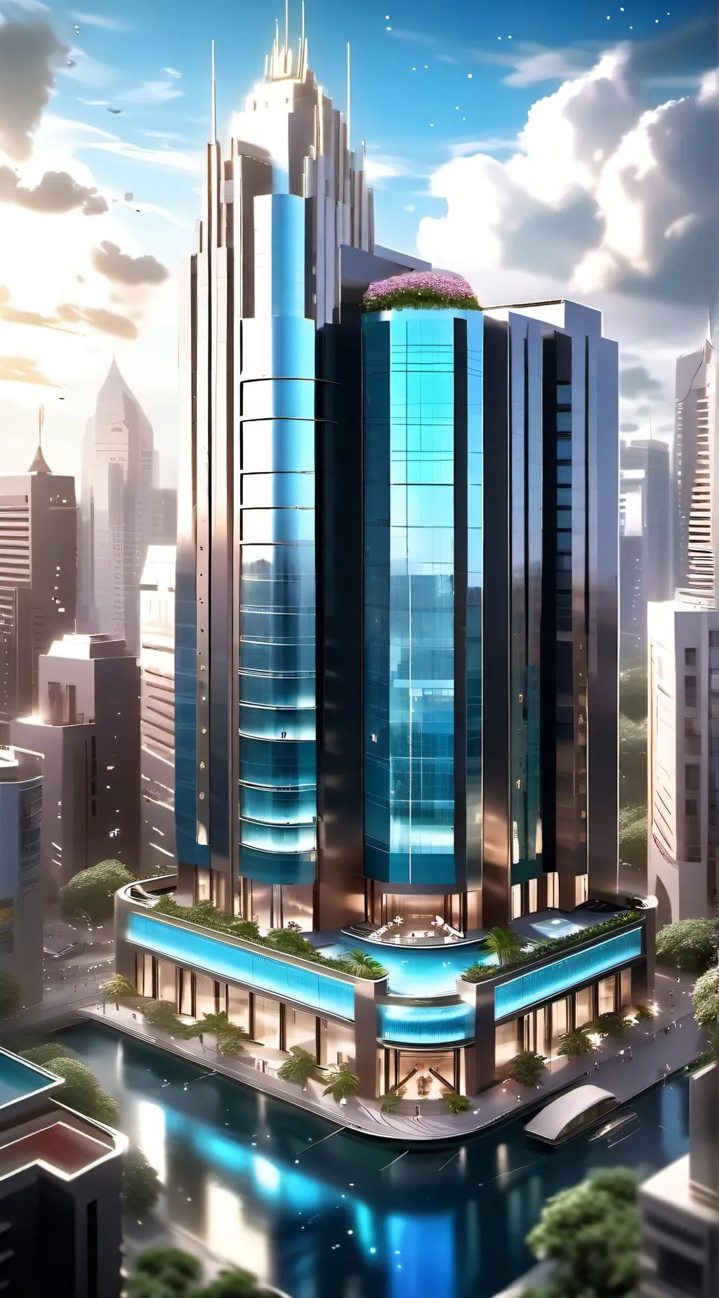 ai character: 5 boys  background