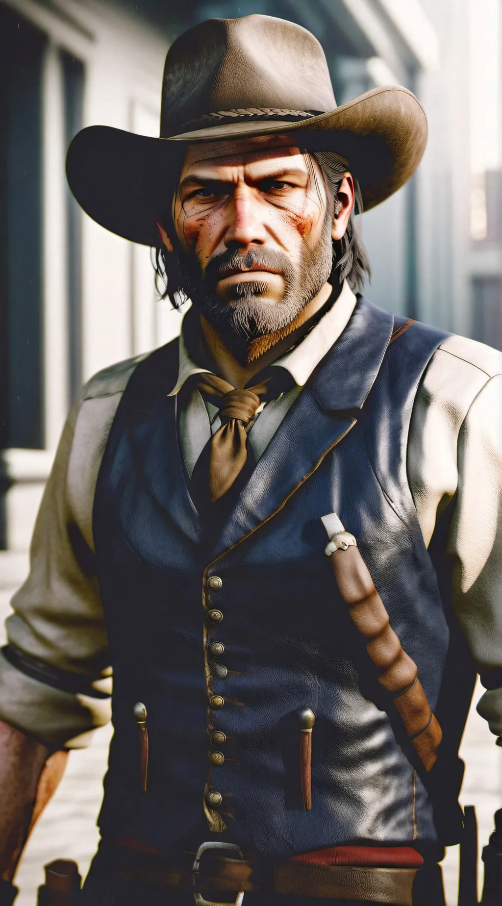 ai character: Arthur morgan background