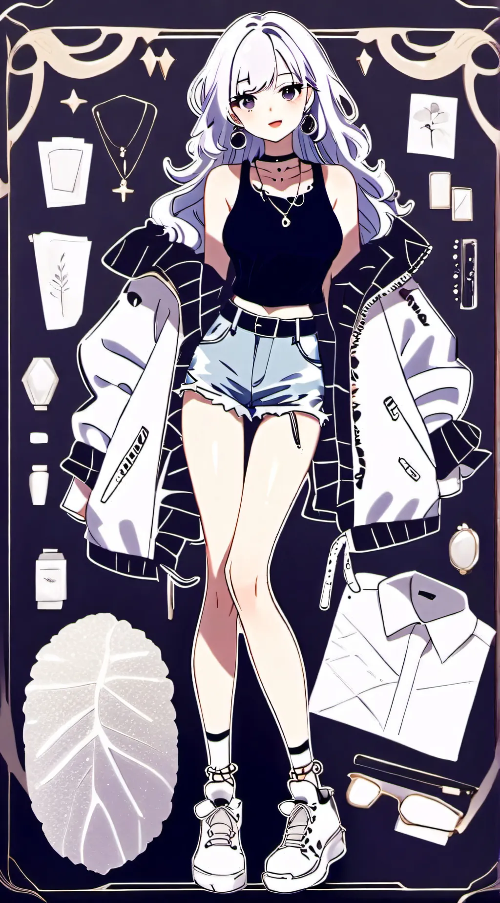 ai character: Angela  background