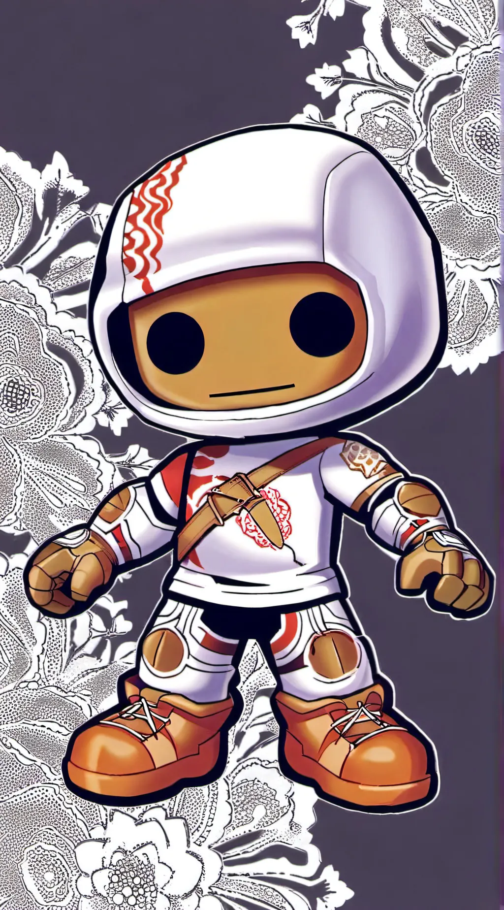ai character: Sackboy background