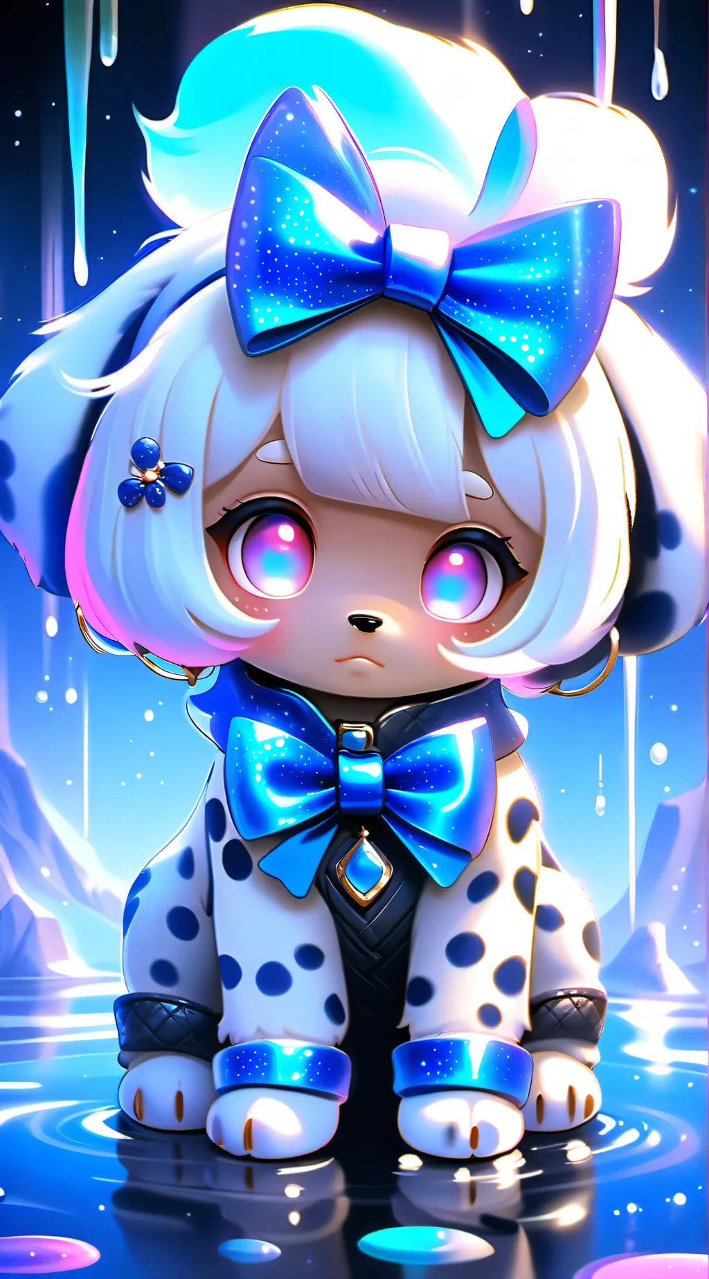 ai character: cupcake star ⭐ background