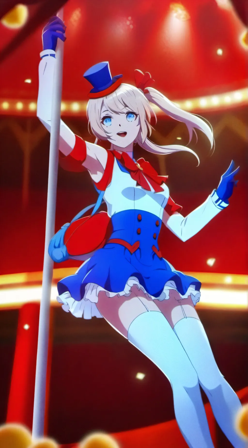 ai character: pomni as human  background