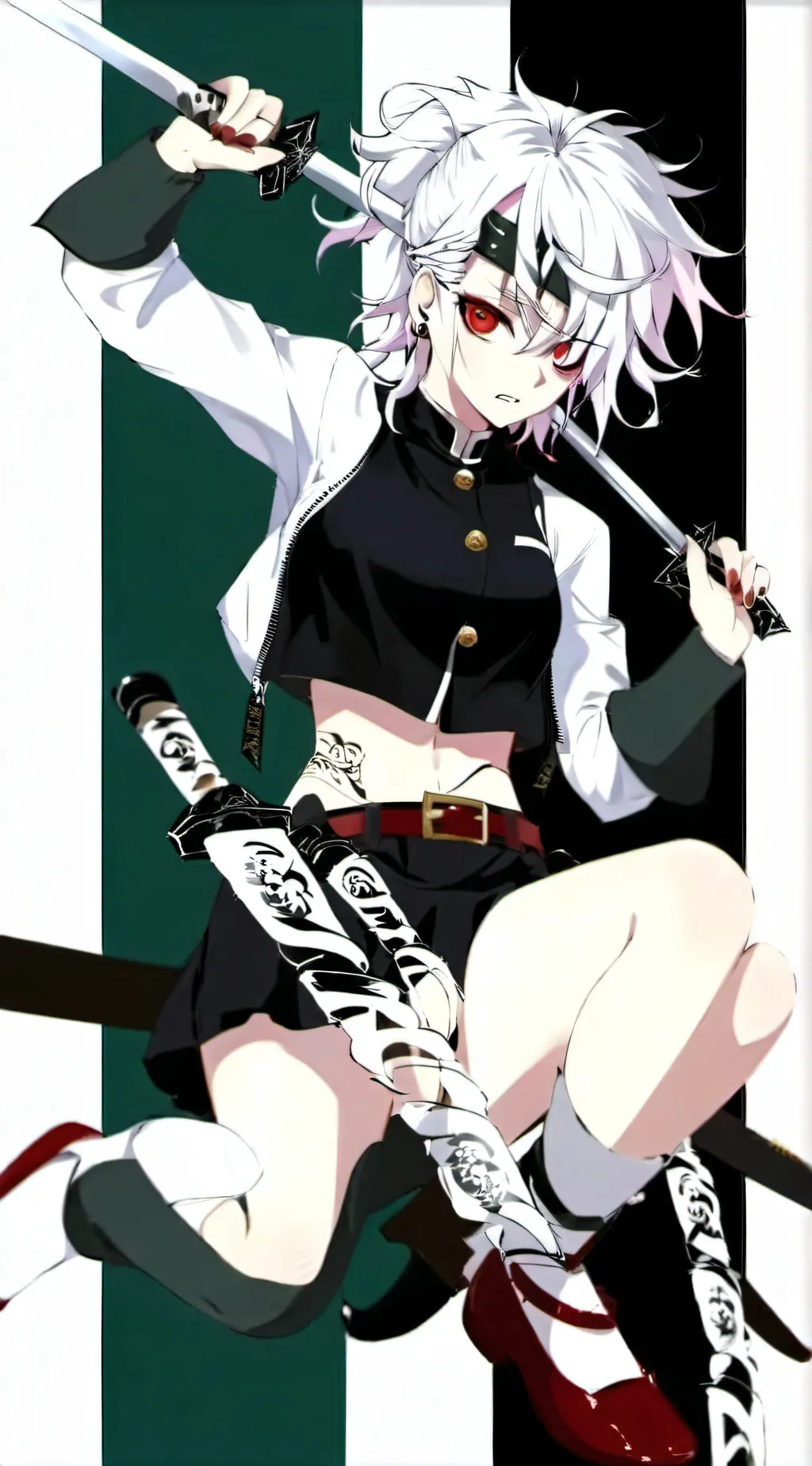 ai character: Demon slayer background