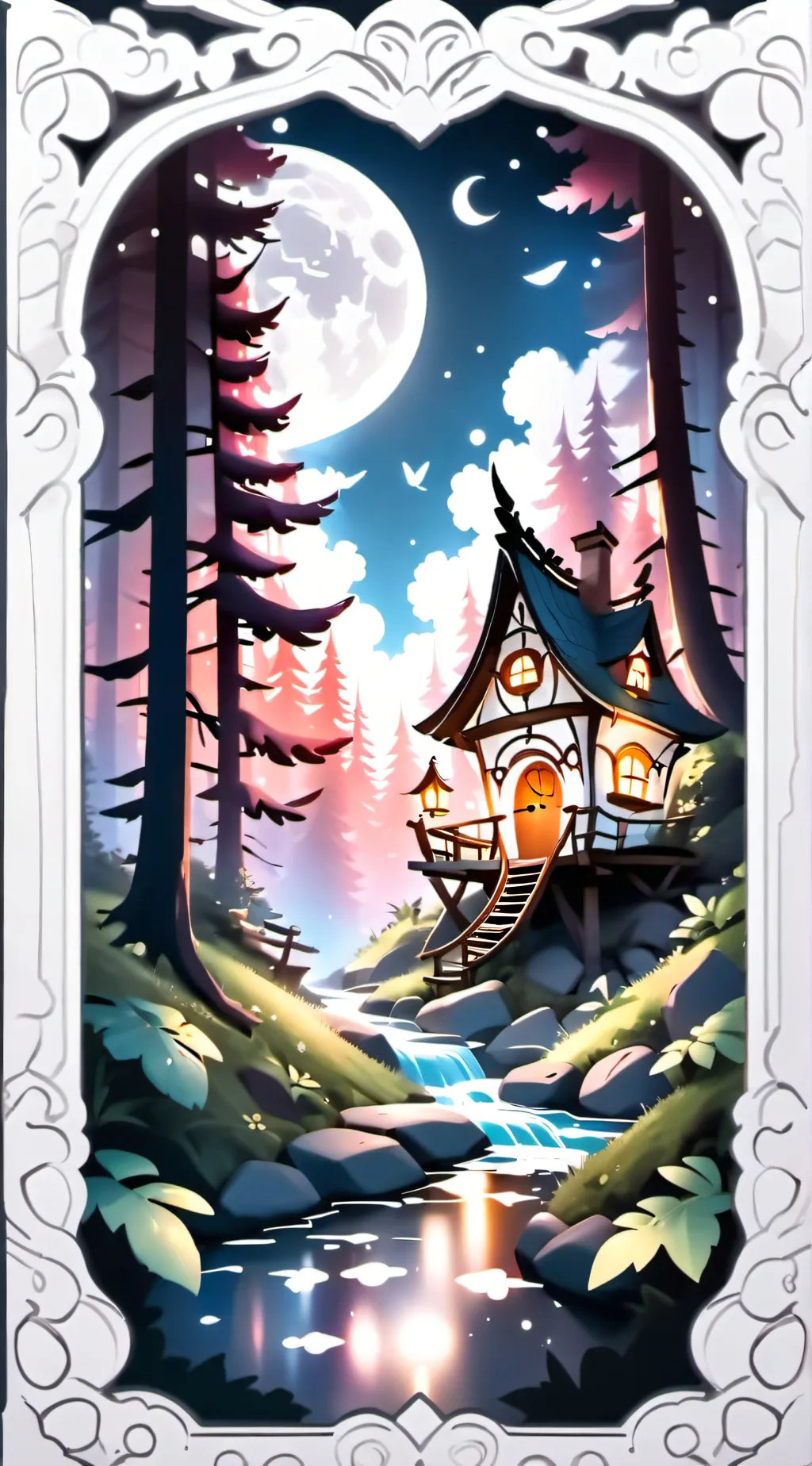 ai character: *fpe sleepover* background