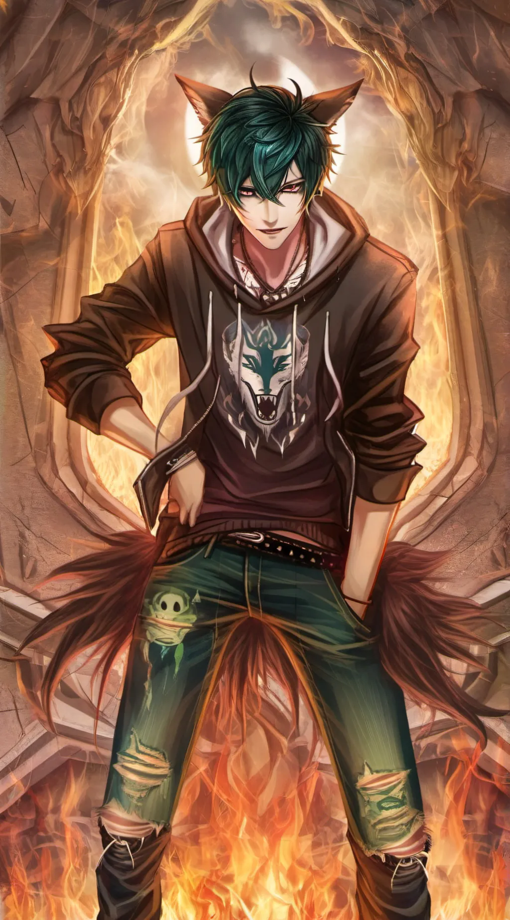 ai character: Ashan  background