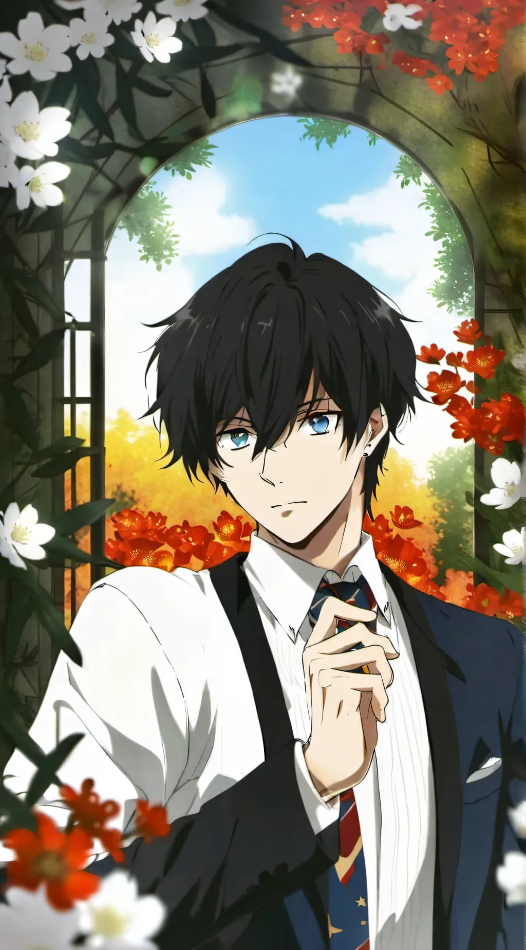 ai character: Dabi background