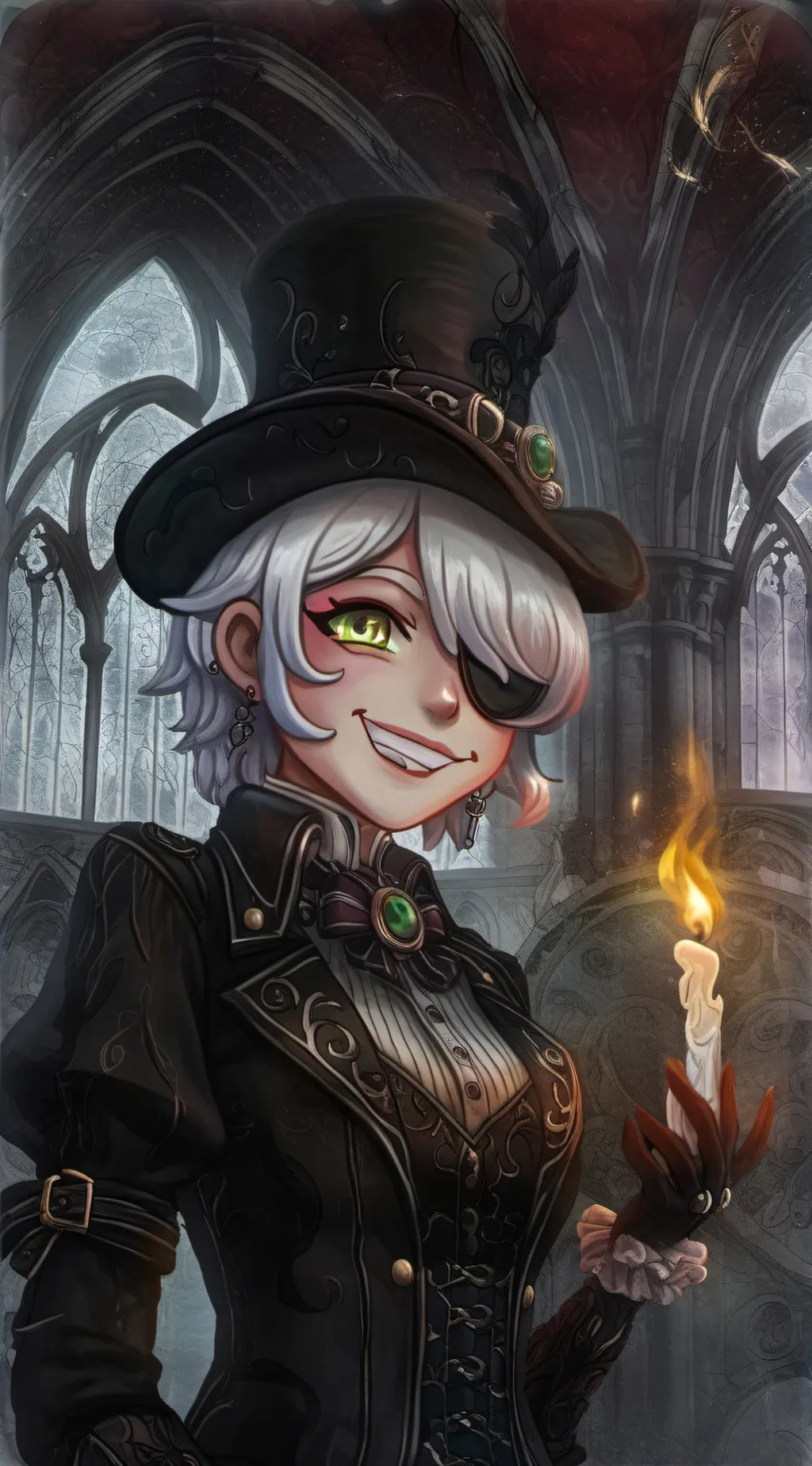 ai character: mad header background