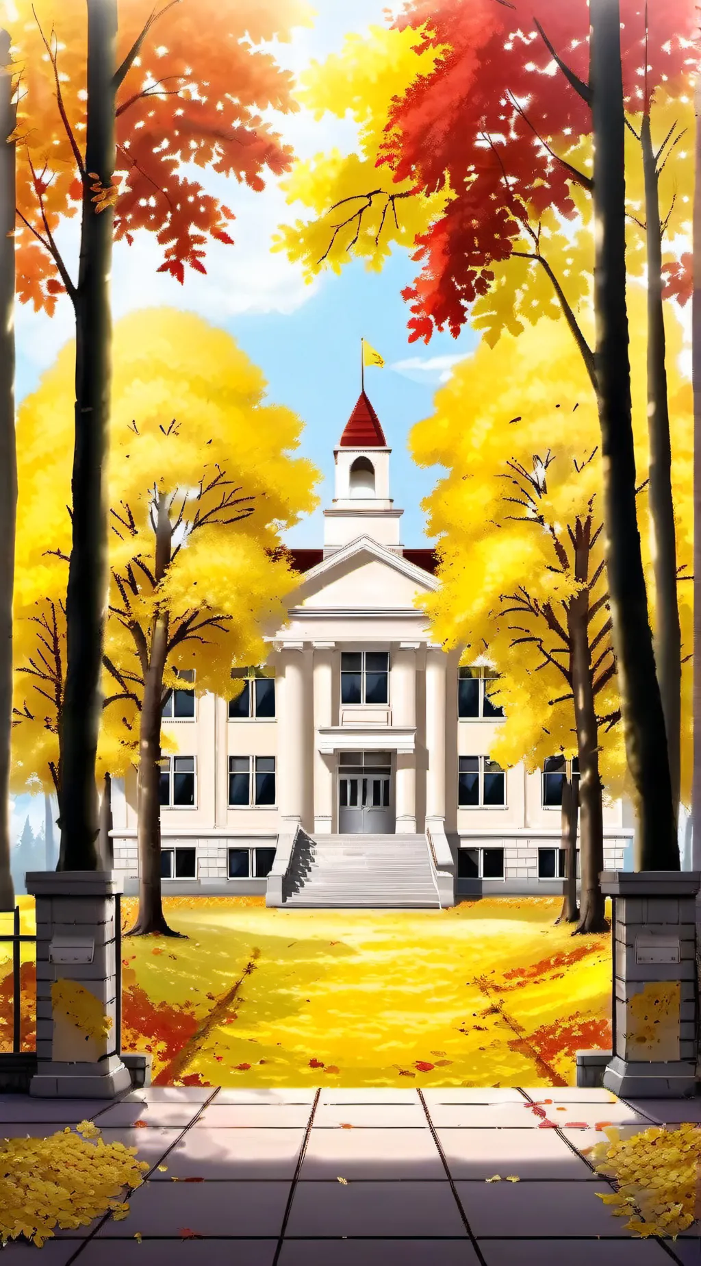 ai character: wkibidi school background