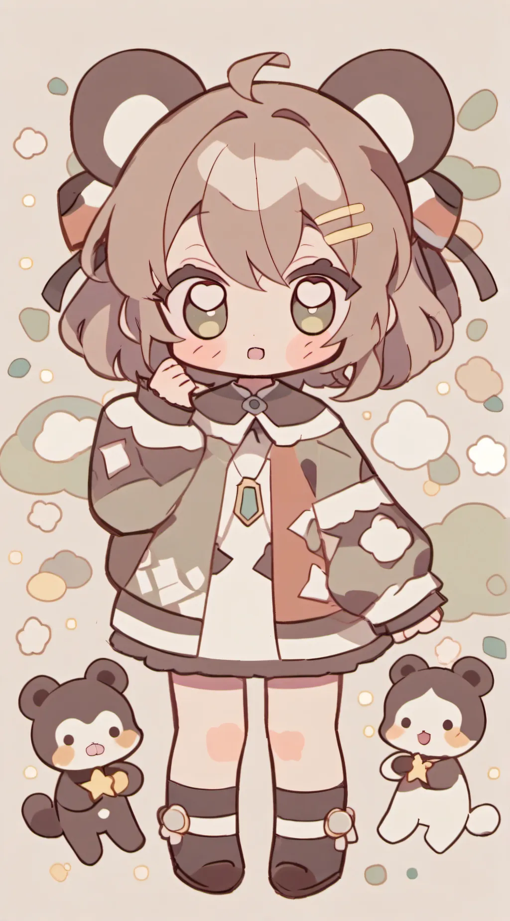 ai character: baby talkie background