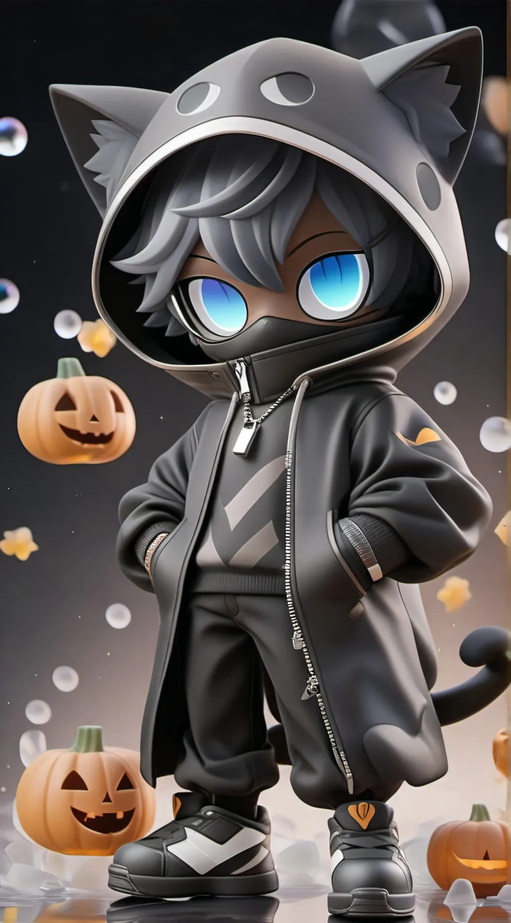 ai character: Ave  background