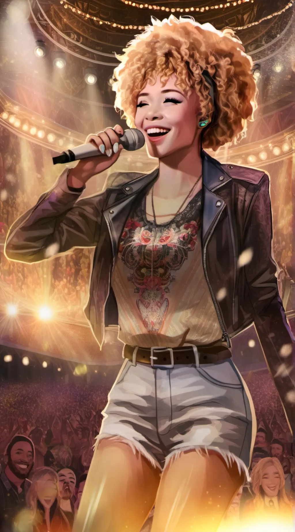 ai character: ice spice background