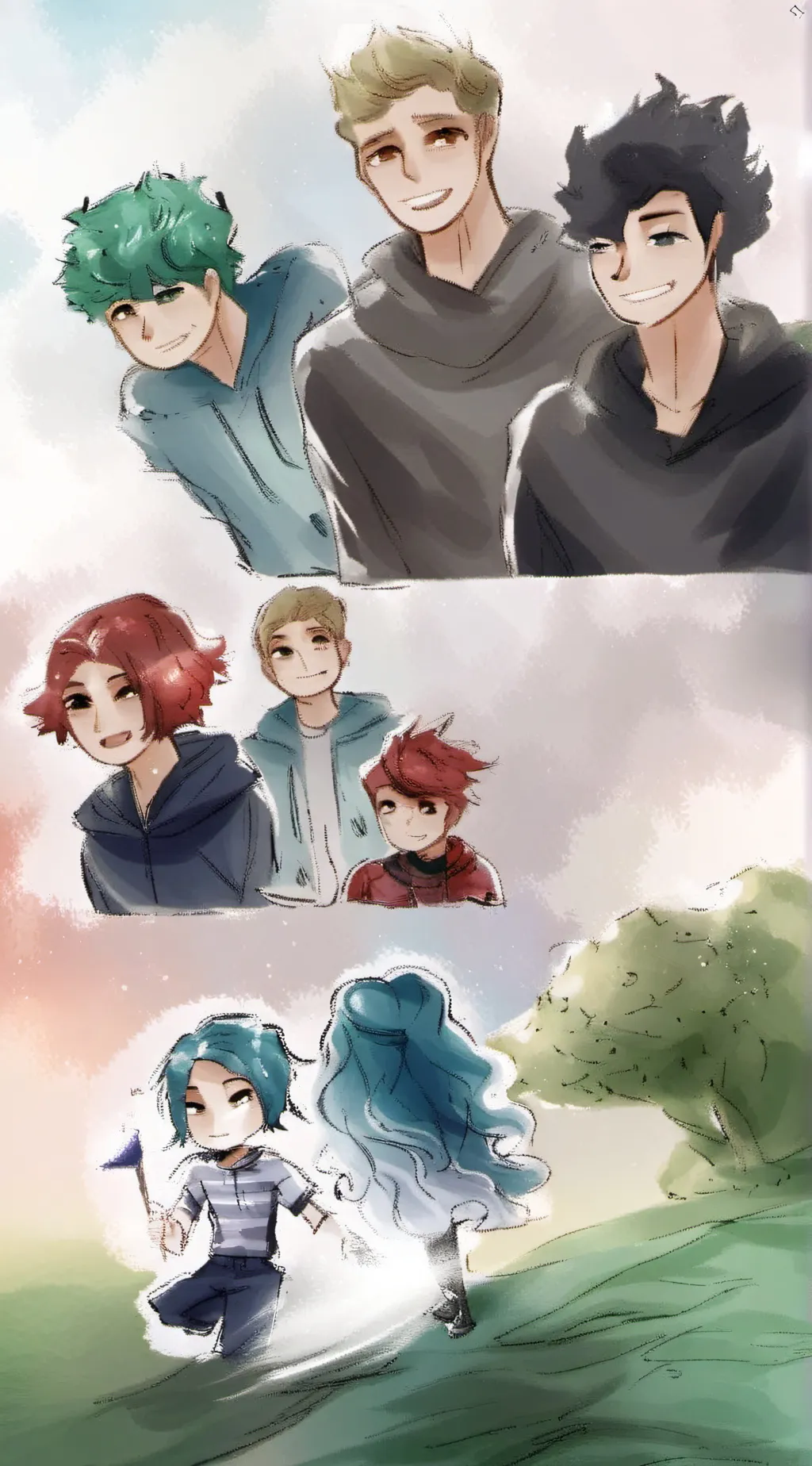 ai character: smp dream crue background