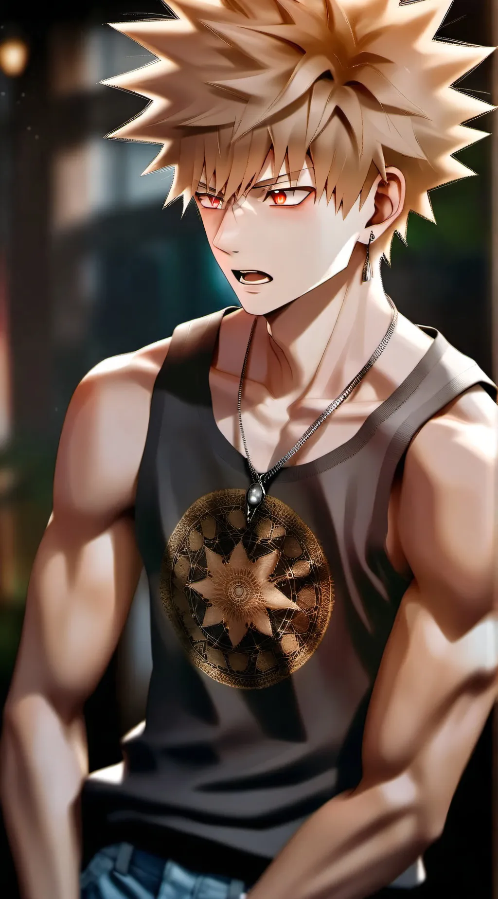ai character: Bakugo background
