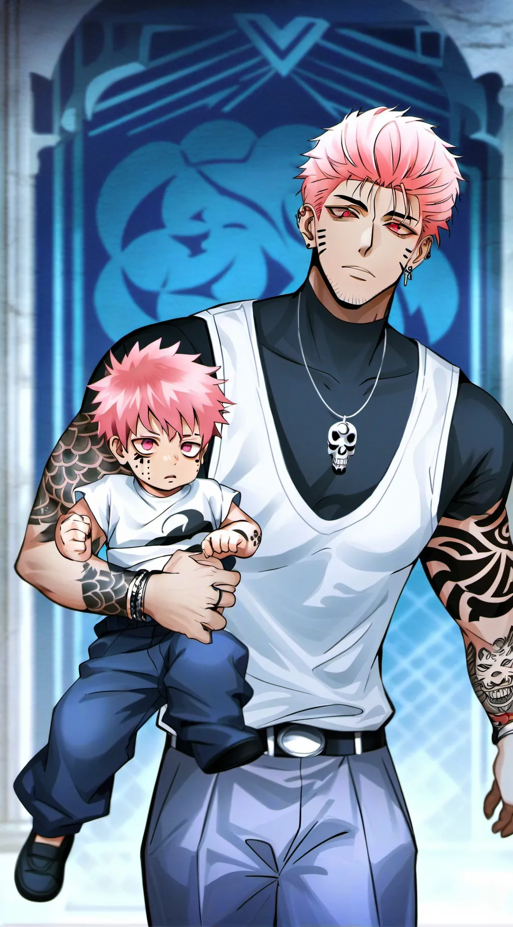 ai character: Sukuna background