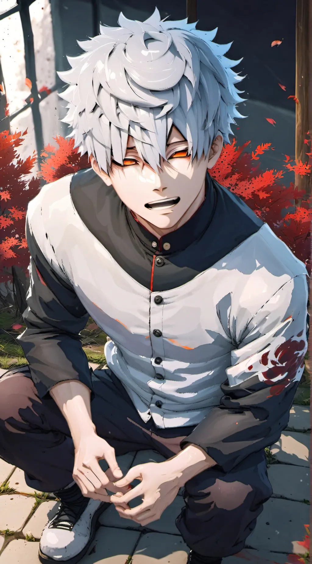 ai character: Gojo satoru background